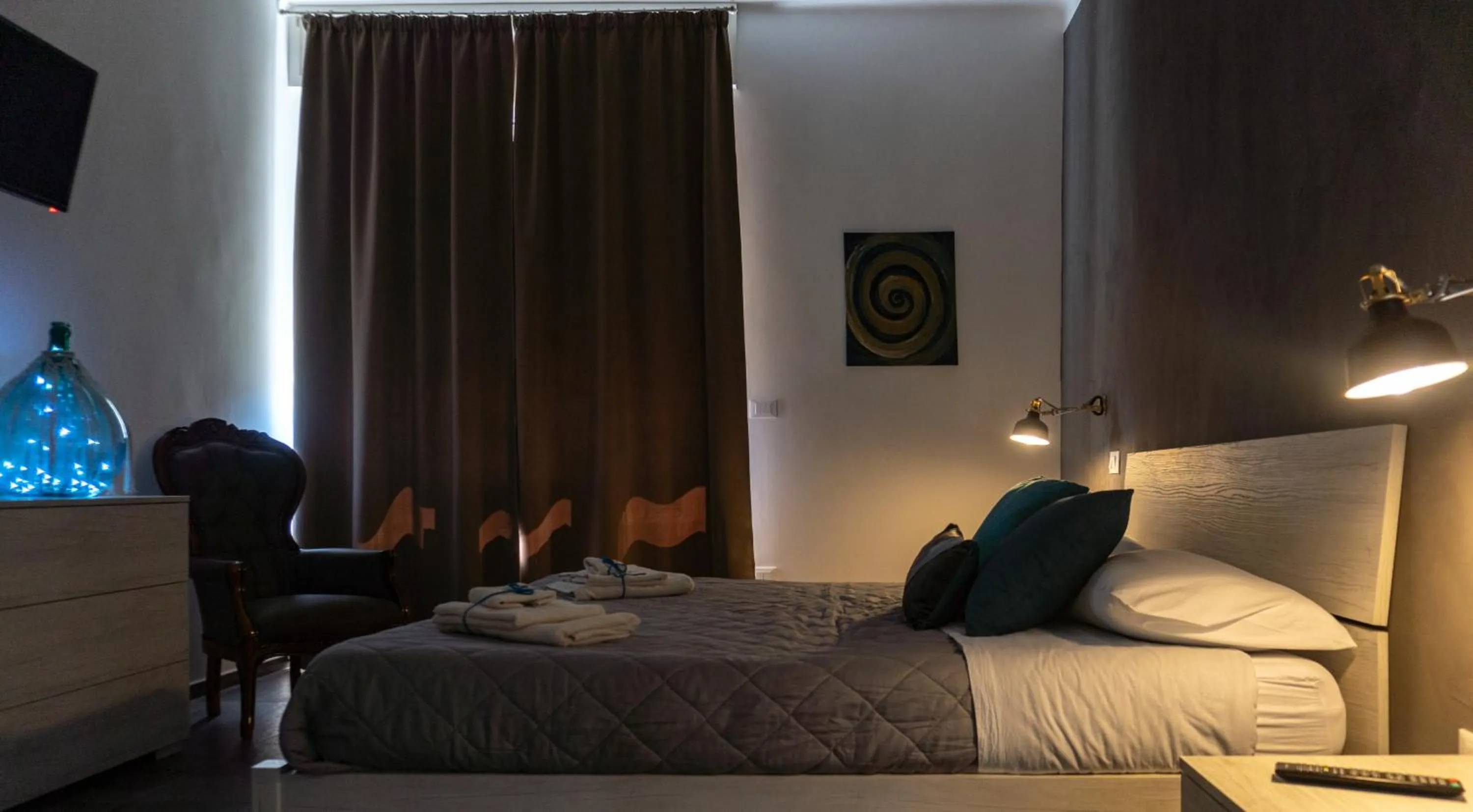 Bed in 4 Balconi rooms-Elements B&B