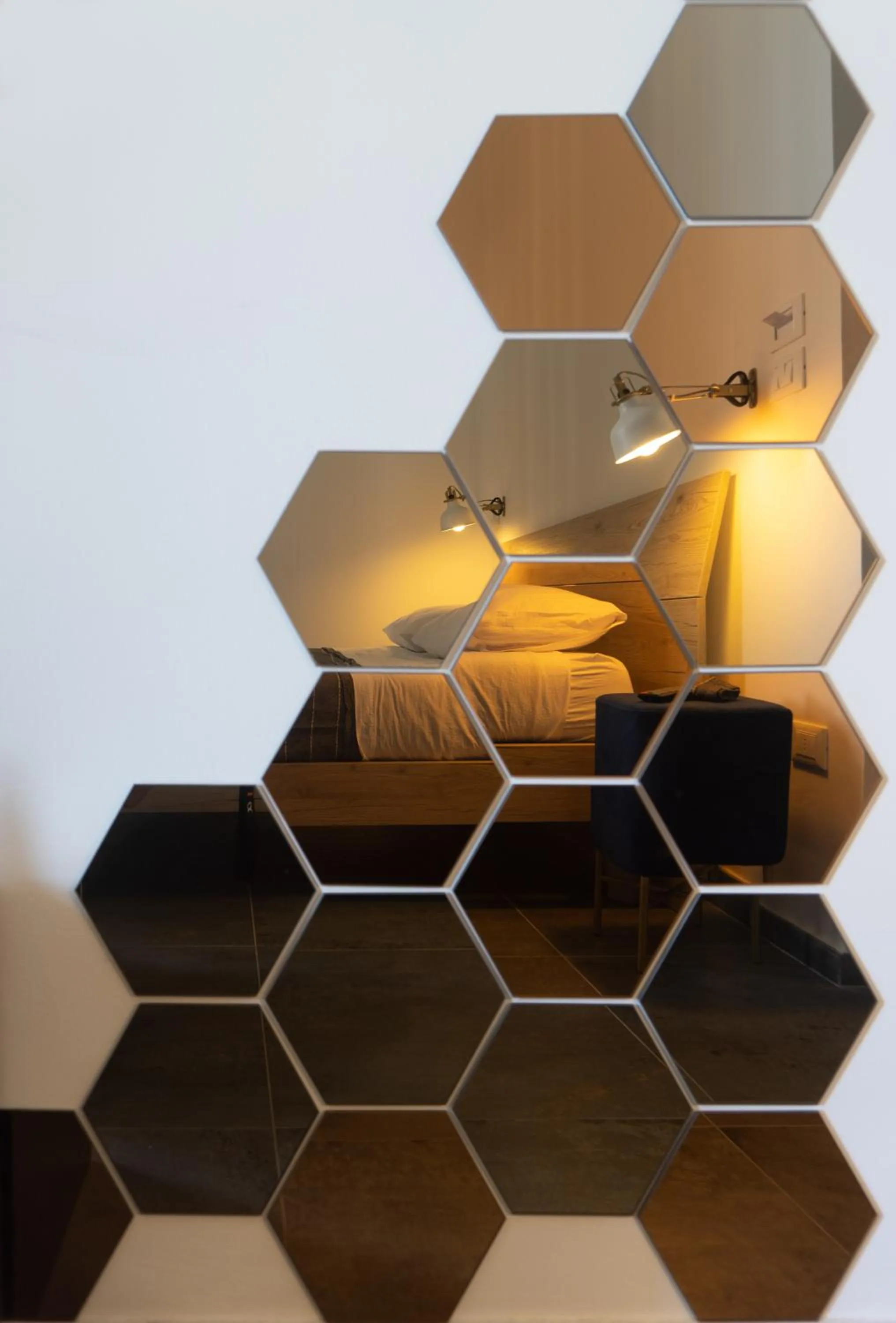 Bed in 4 Balconi rooms-Elements B&B