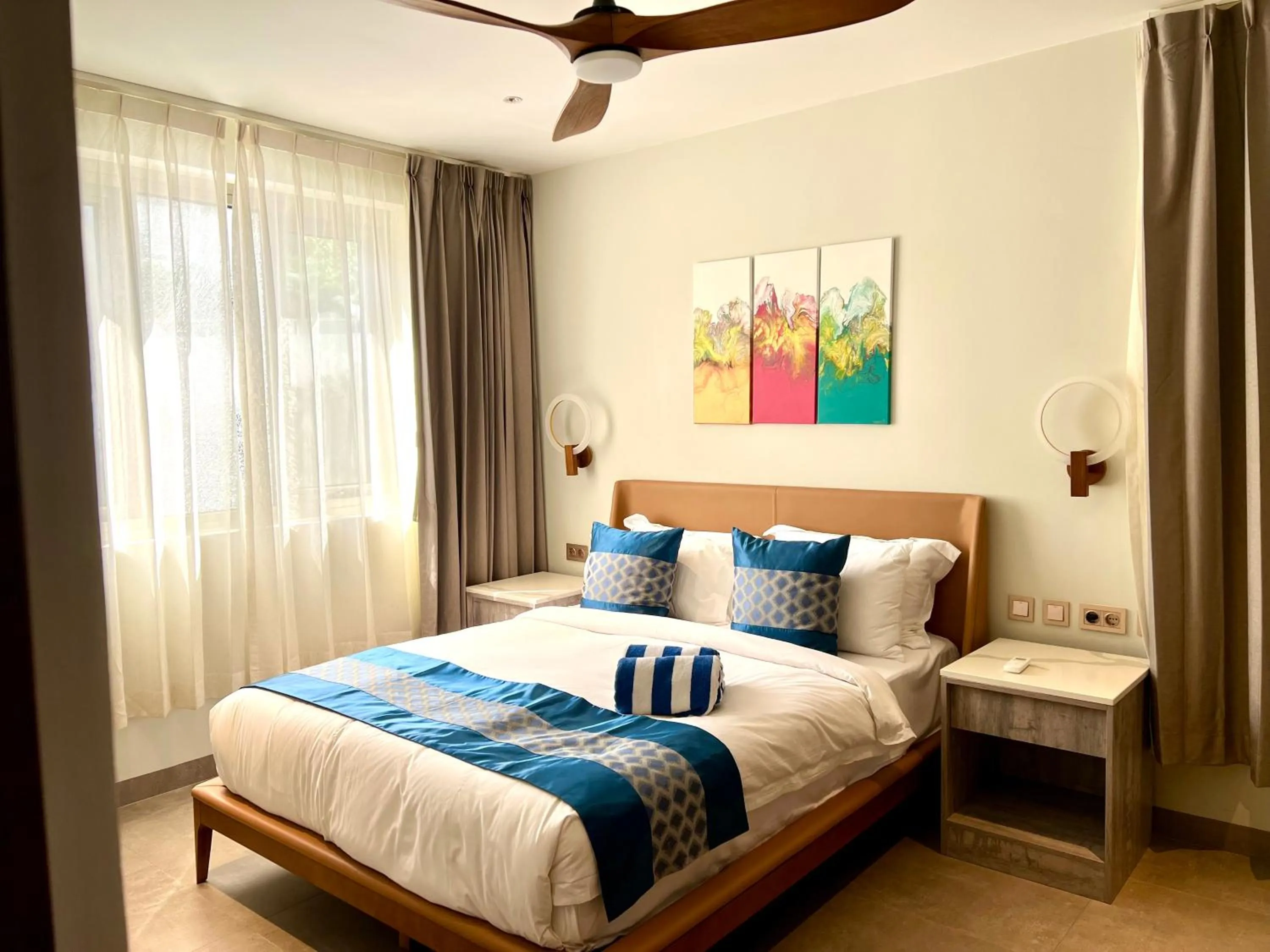 Bedroom, Bed in Xanadu Apartments at Blue Bay Golf & Beach Resort