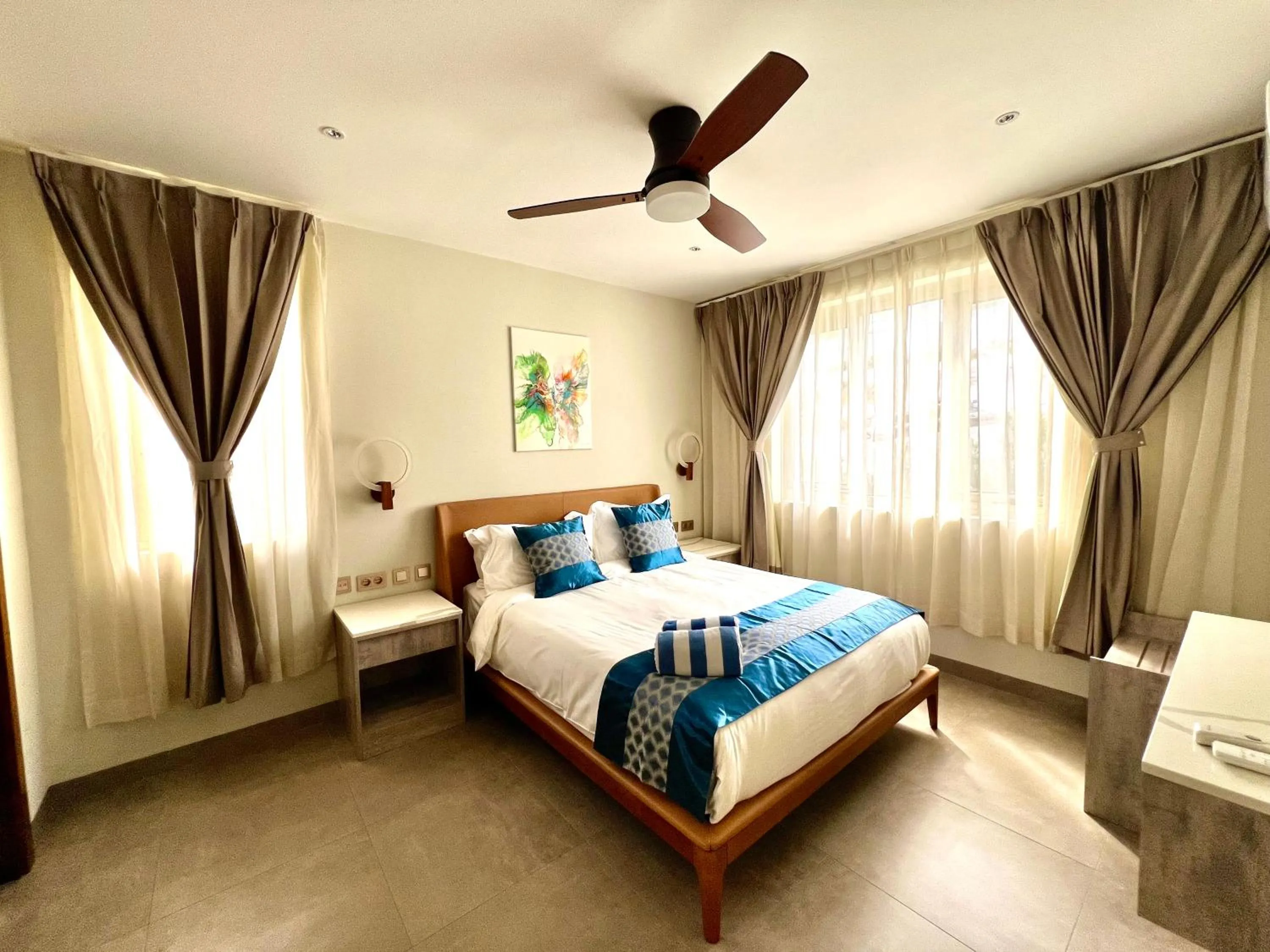 Bedroom, Bed in Xanadu Apartments at Blue Bay Golf & Beach Resort