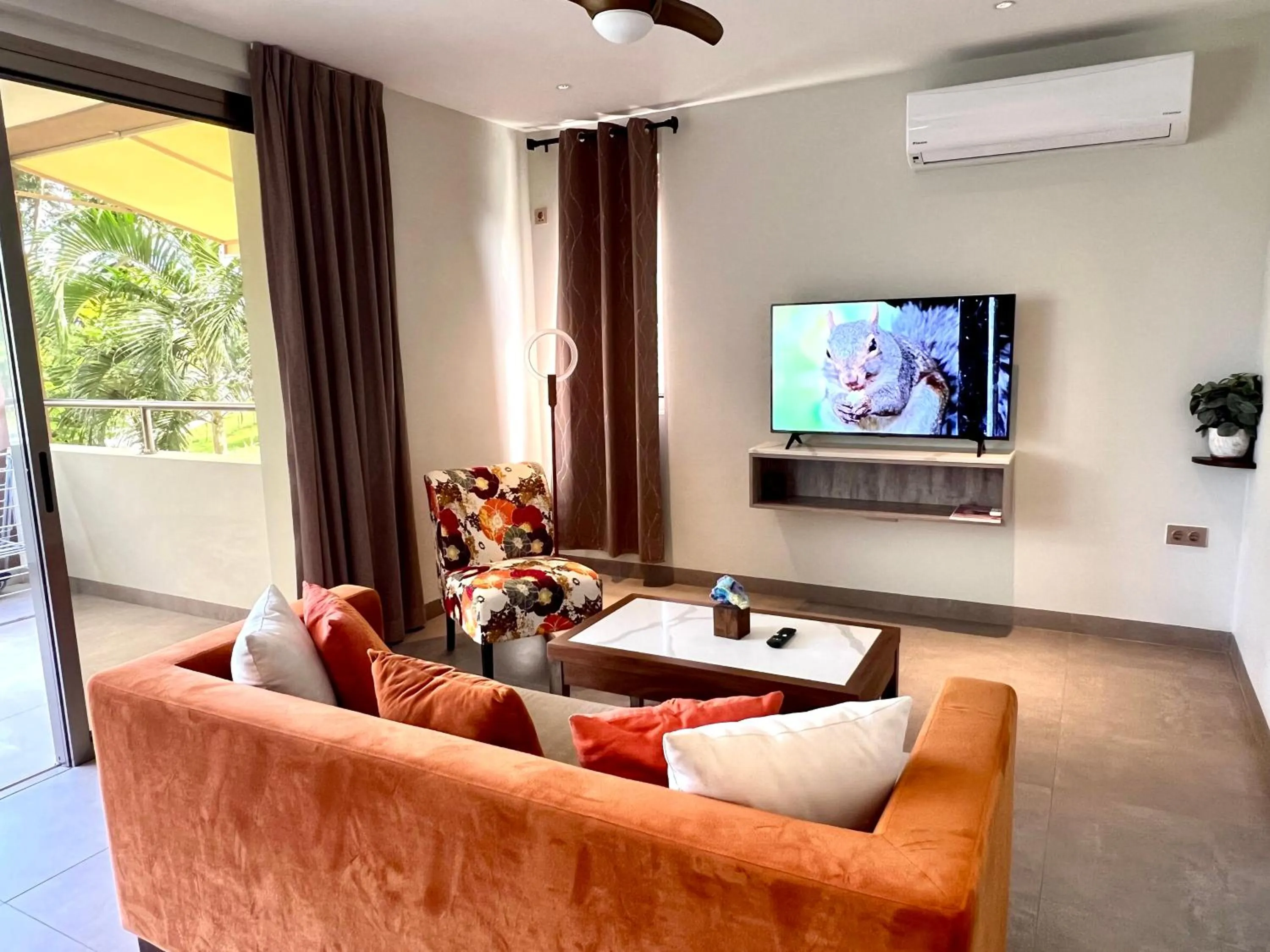 Living room in Xanadu Apartments at Blue Bay Golf & Beach Resort