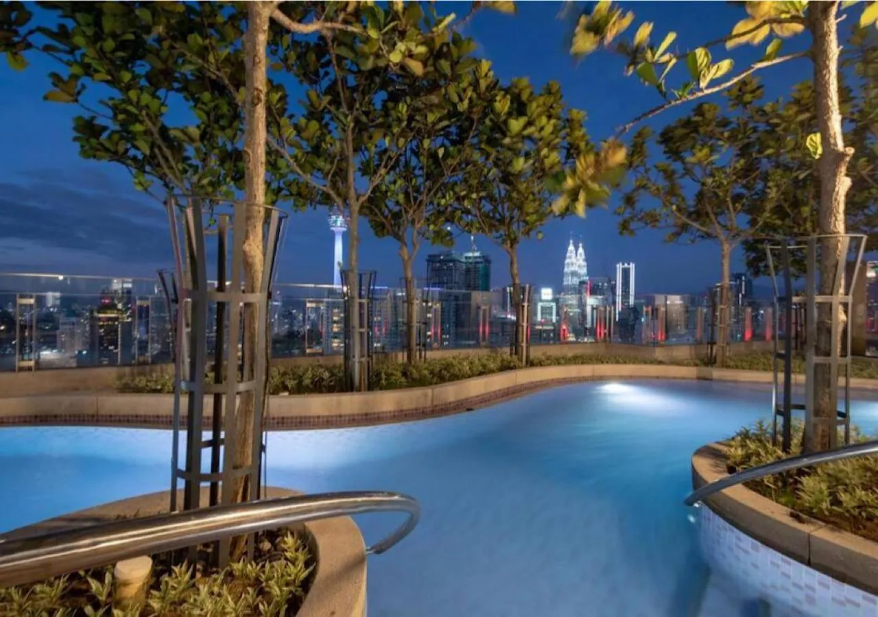 City view in Robertson PanoramaKL Suites