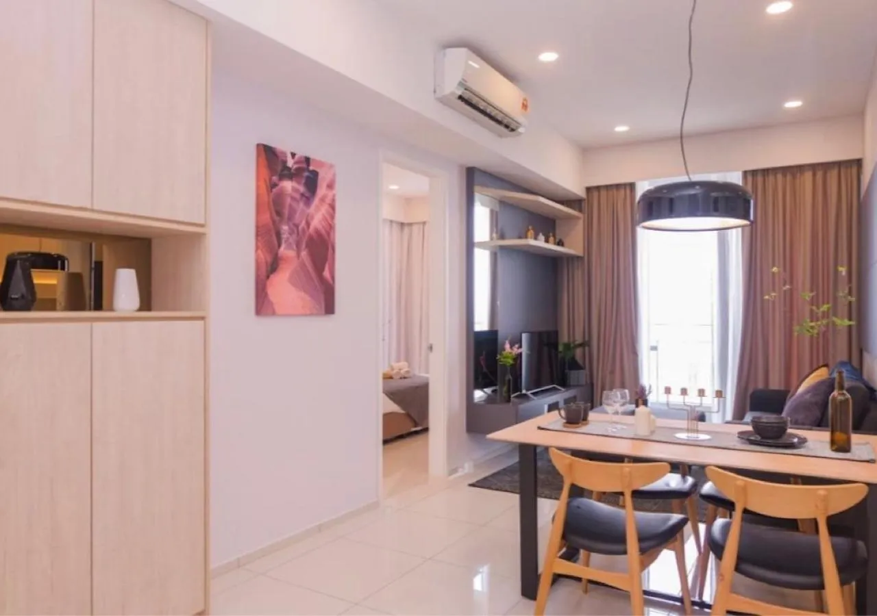 Living room in Robertson PanoramaKL Suites