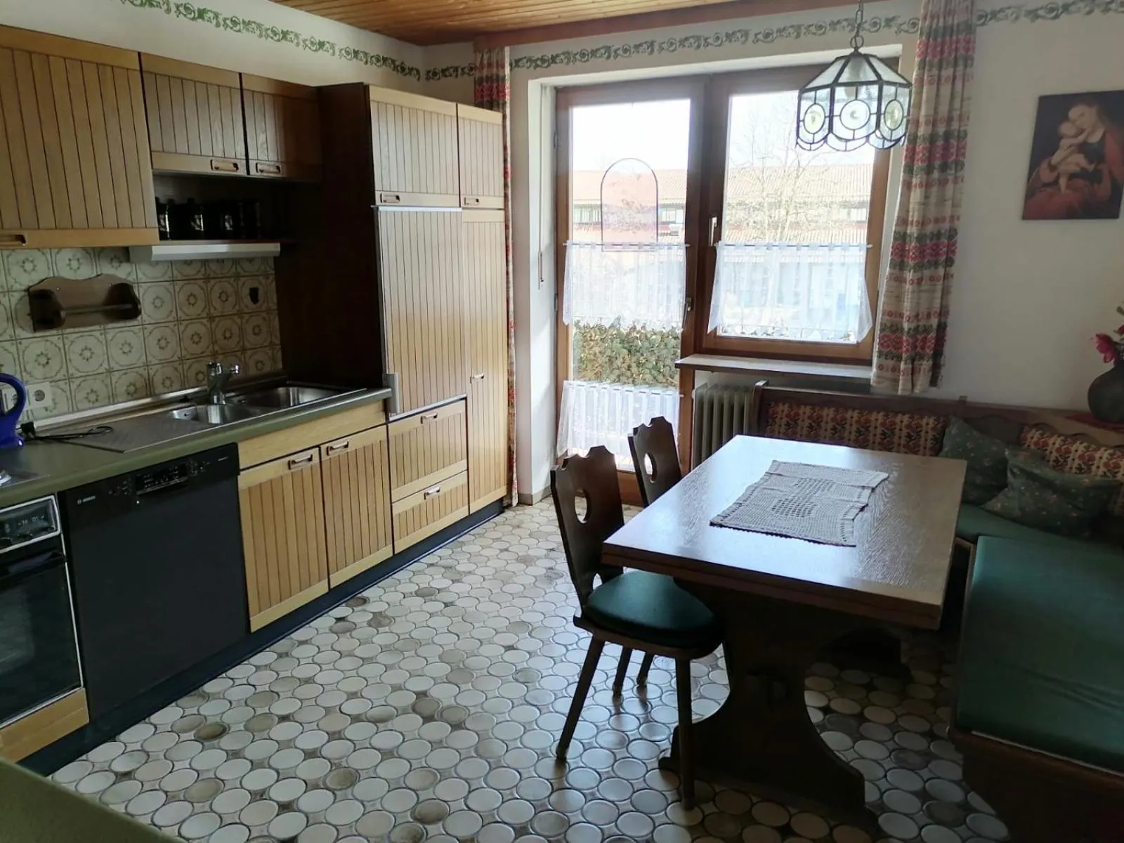 Kitchen or kitchenette in Gasthof zur Post
