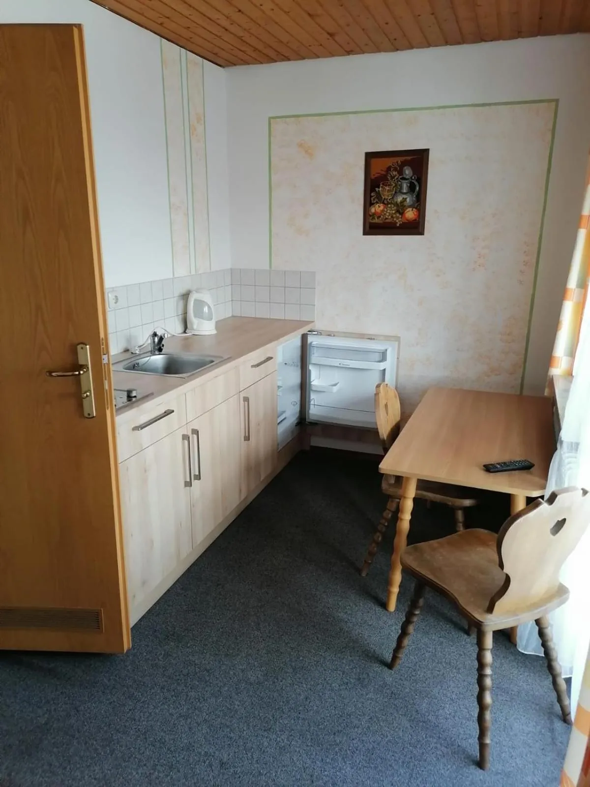 Kitchen or kitchenette in Gasthof zur Post