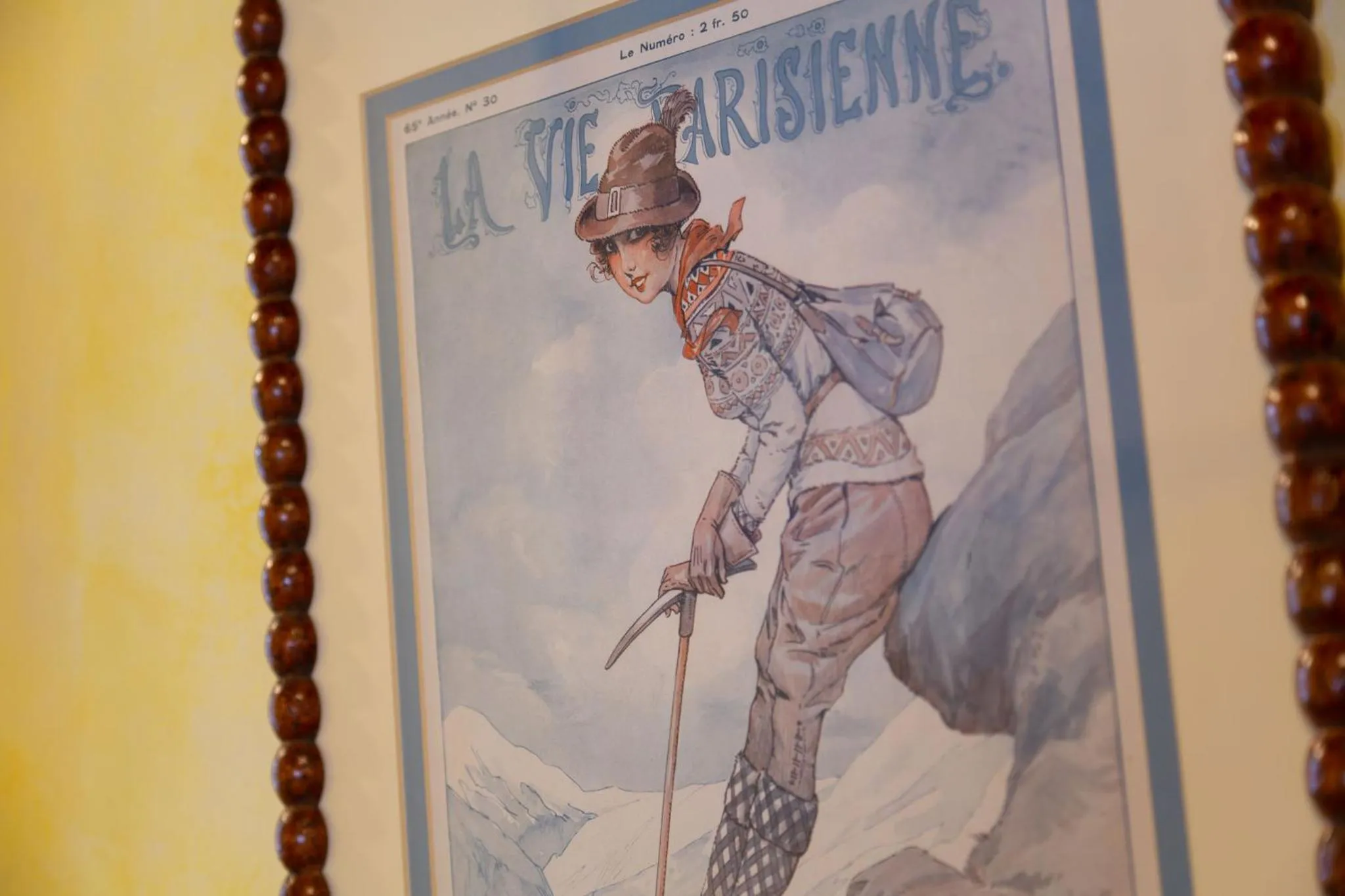 Decorative detail in HOTEL BOUTON D'OR Courmayeur