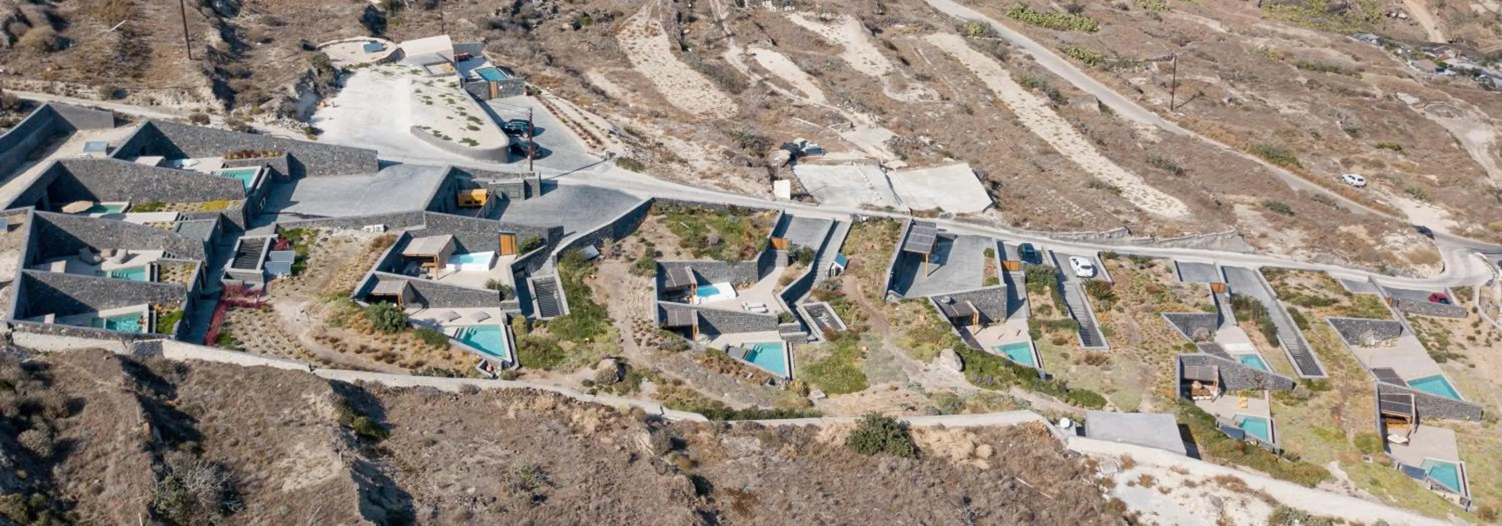 Bird's eye view in Lithi Luxury Retreat
