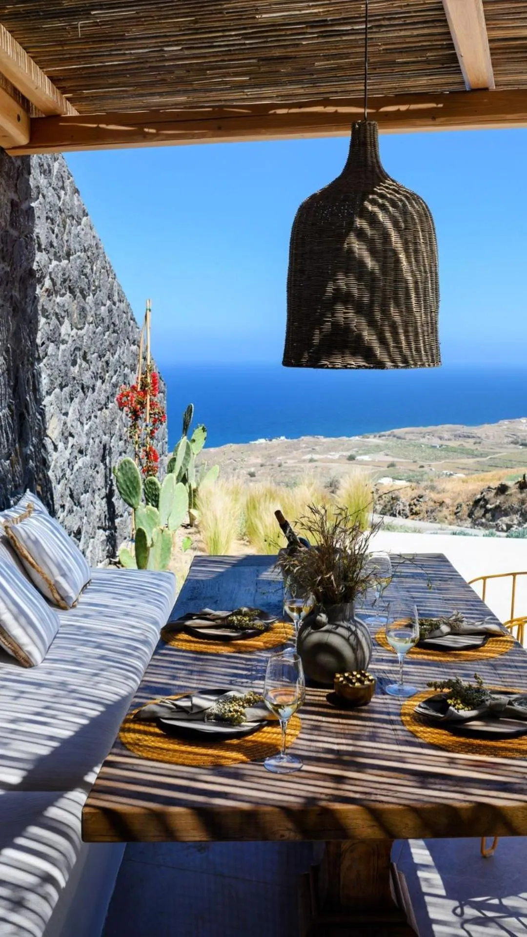 Dining area in Lithi Luxury Retreat