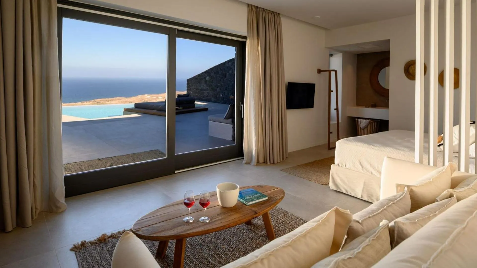 Living room in Lithi Luxury Retreat