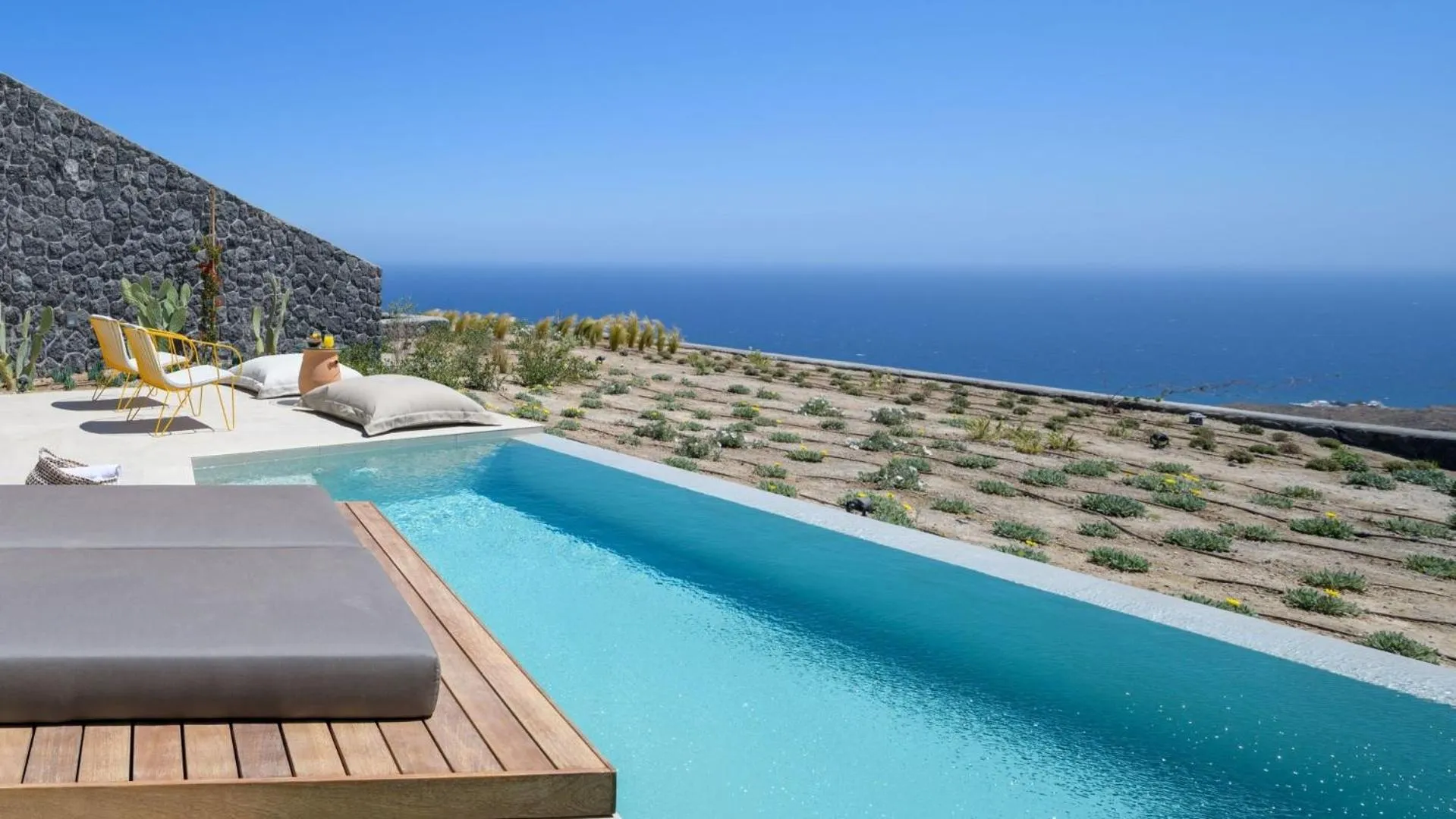 Seating area in Lithi Luxury Retreat