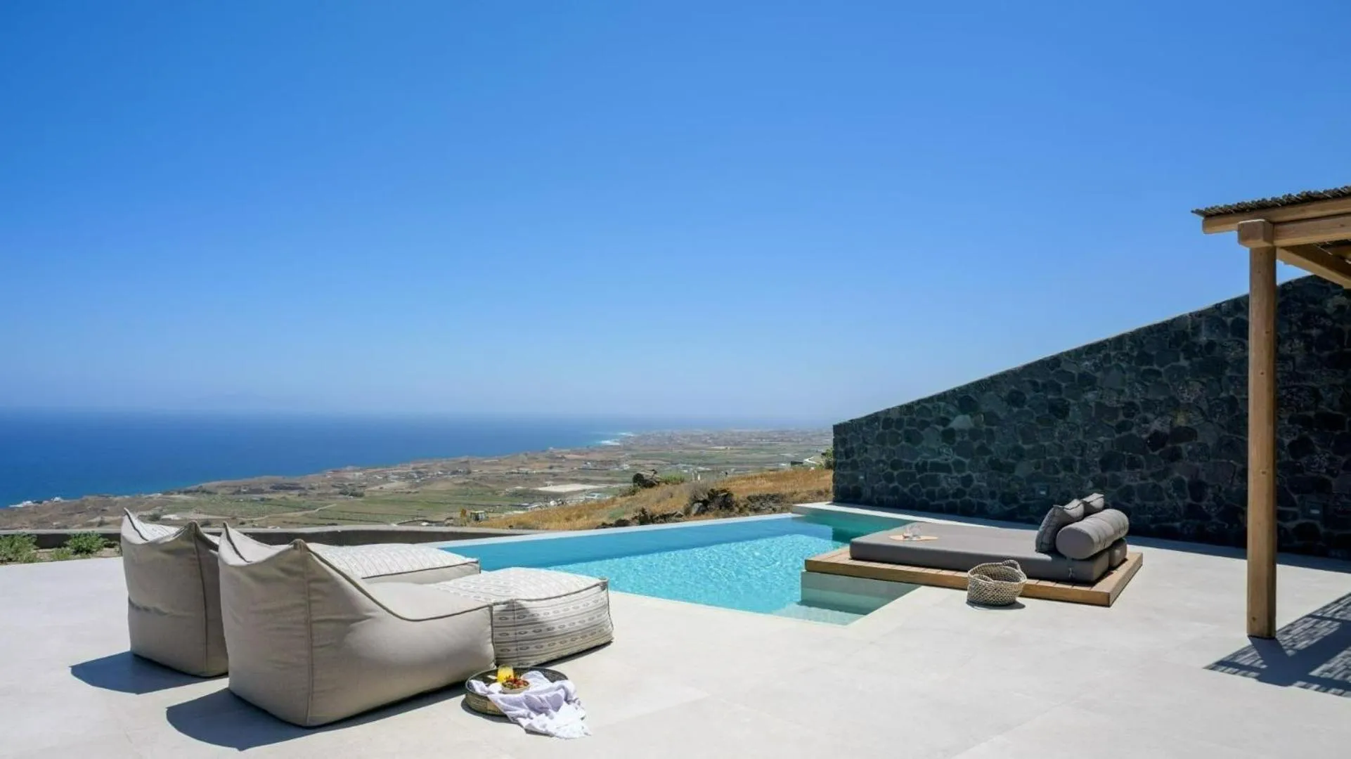 Seating area in Lithi Luxury Retreat