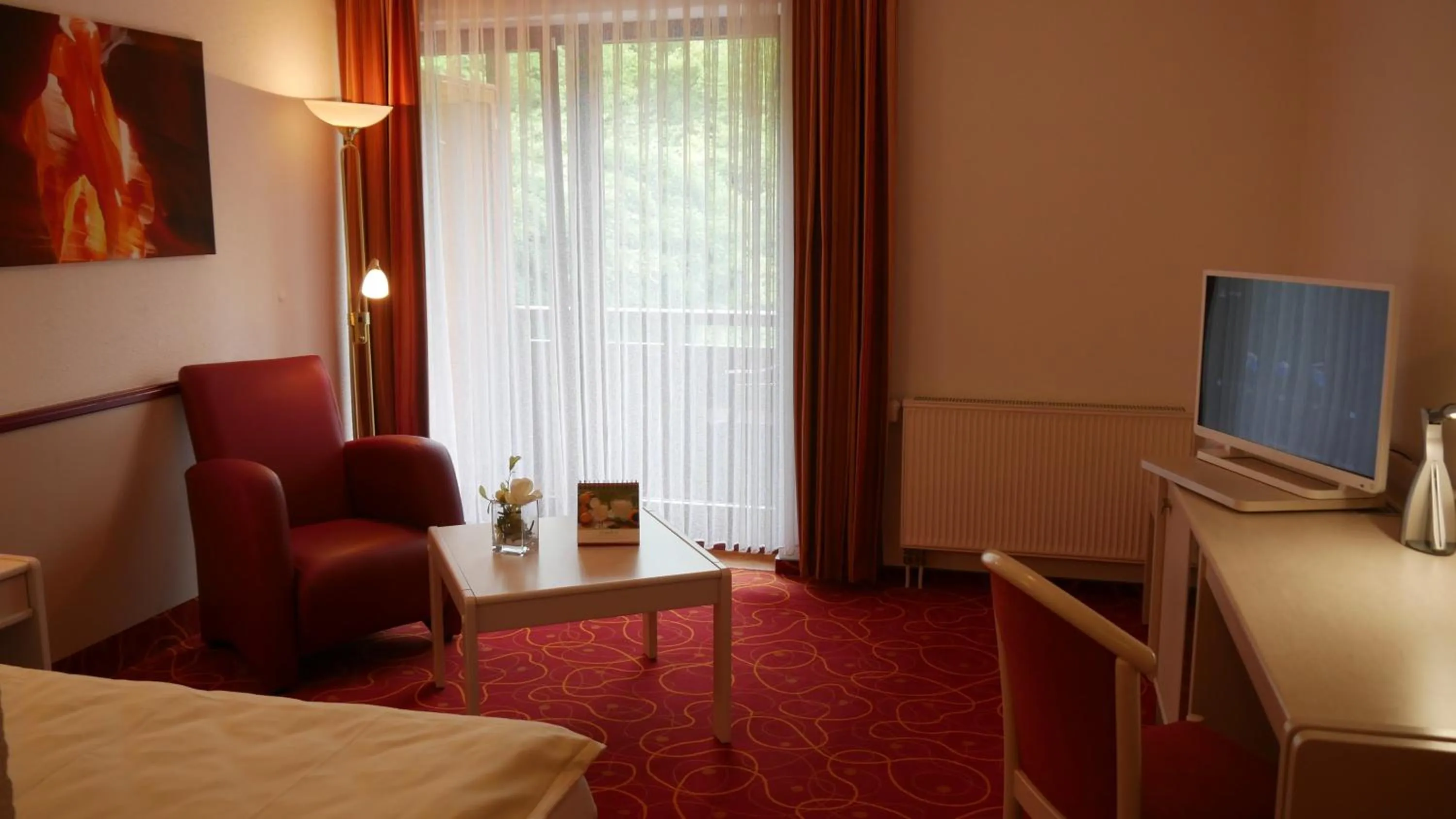 Photo of the whole room, Bed in Hessen Hotelpark Hohenroda