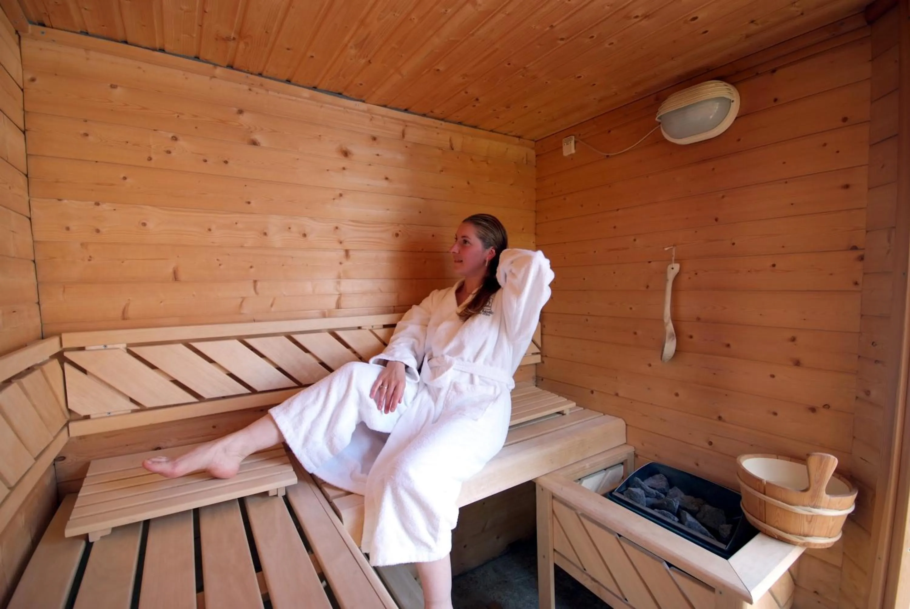 Sauna in Hotel Barsalini
