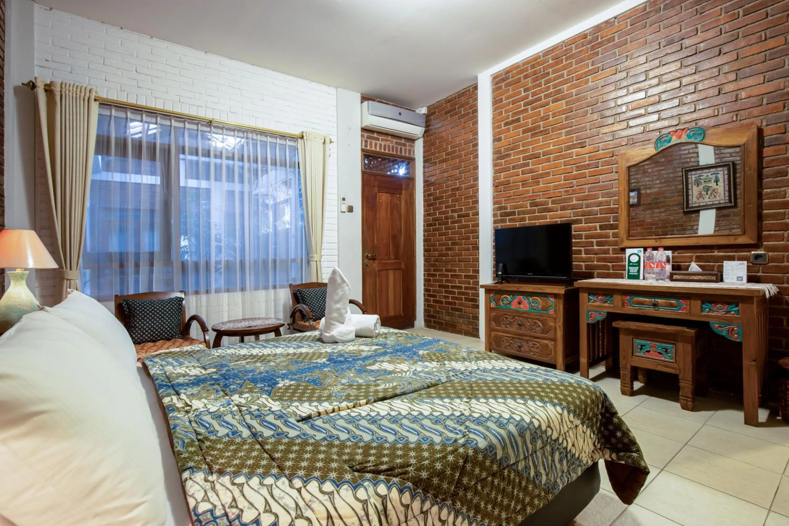 Bed in Sekararum Butik Syariah Guesthouse