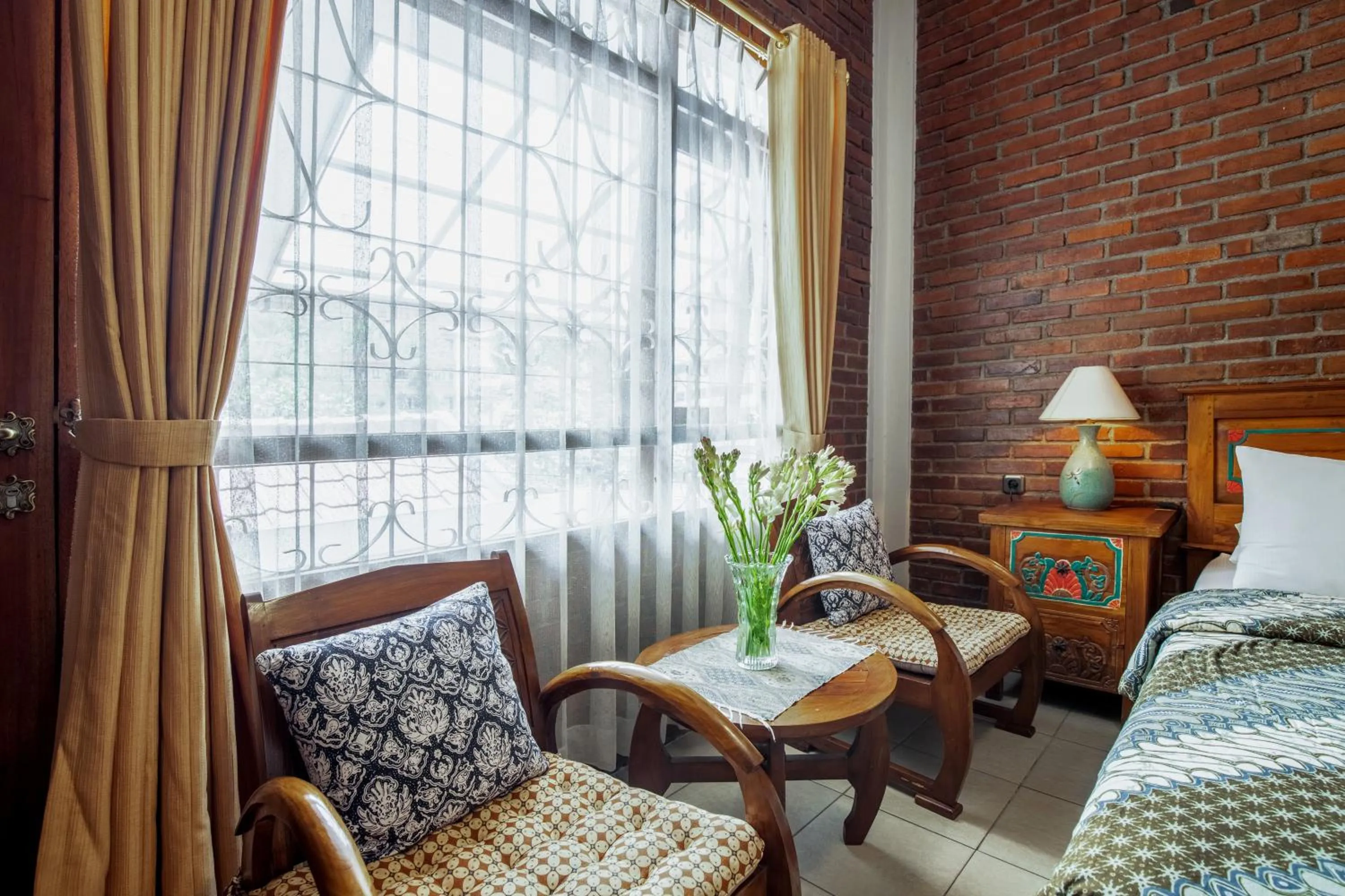 Bed in Sekararum Butik Syariah Guesthouse