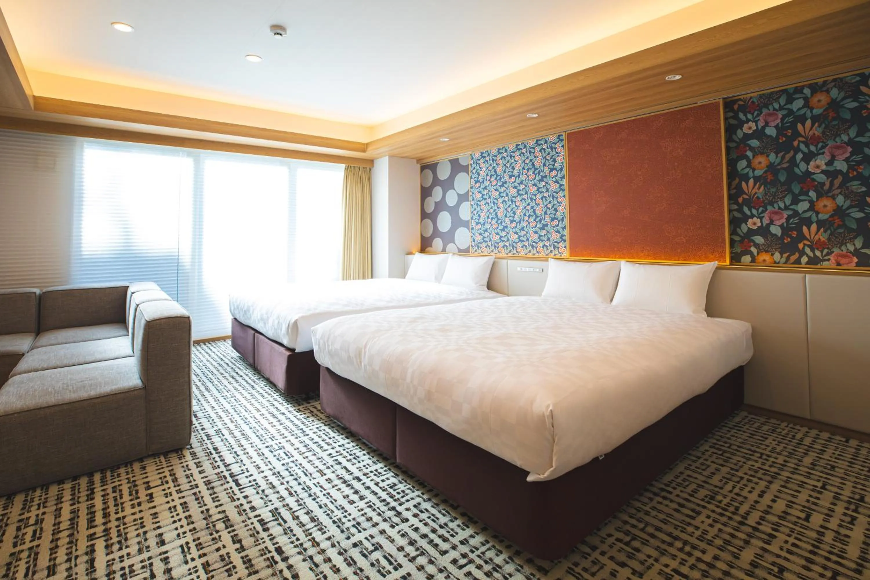 Bed in GOLD STAY Nagoya Osu