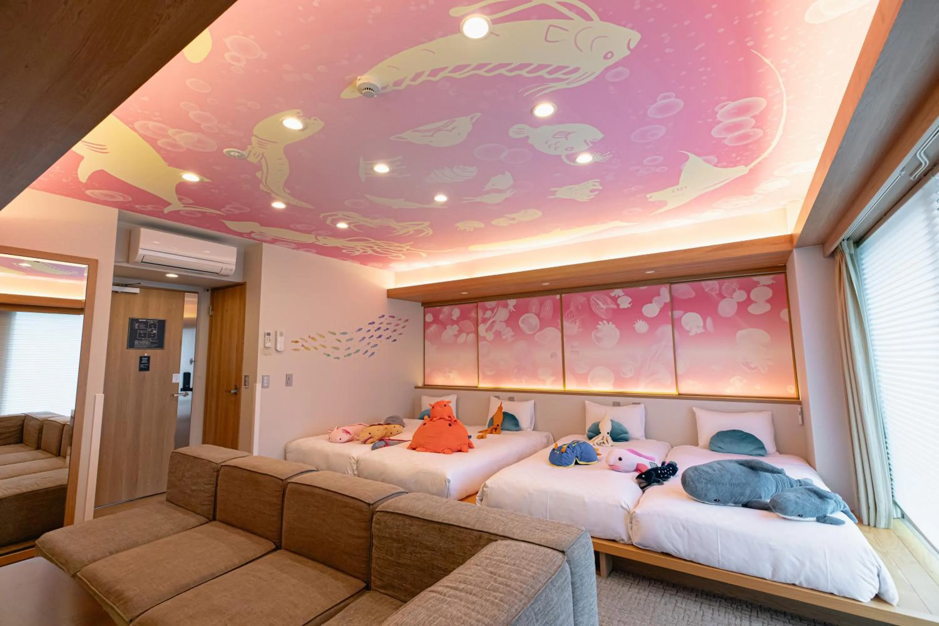 Bed in GOLD STAY Nagoya Osu