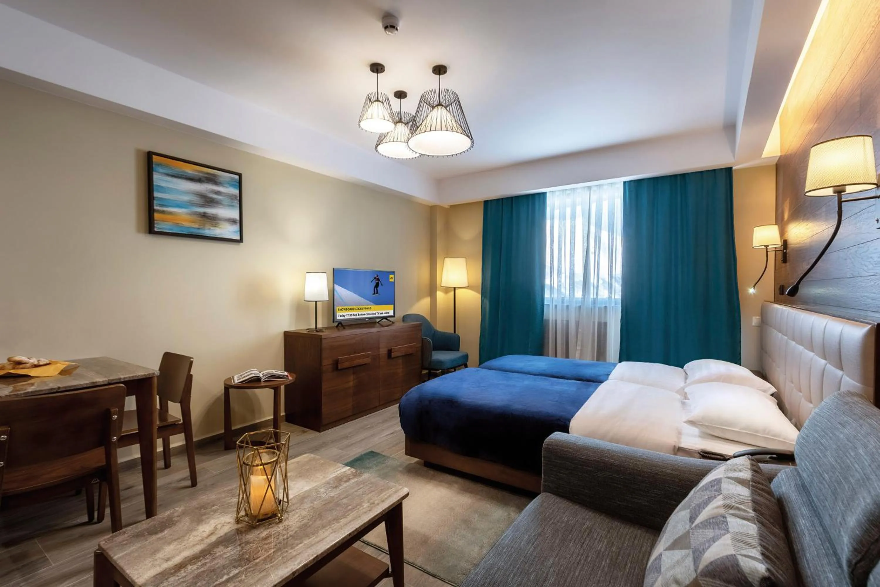 Photo of the whole room, Bed in Residence Gudauri Hills