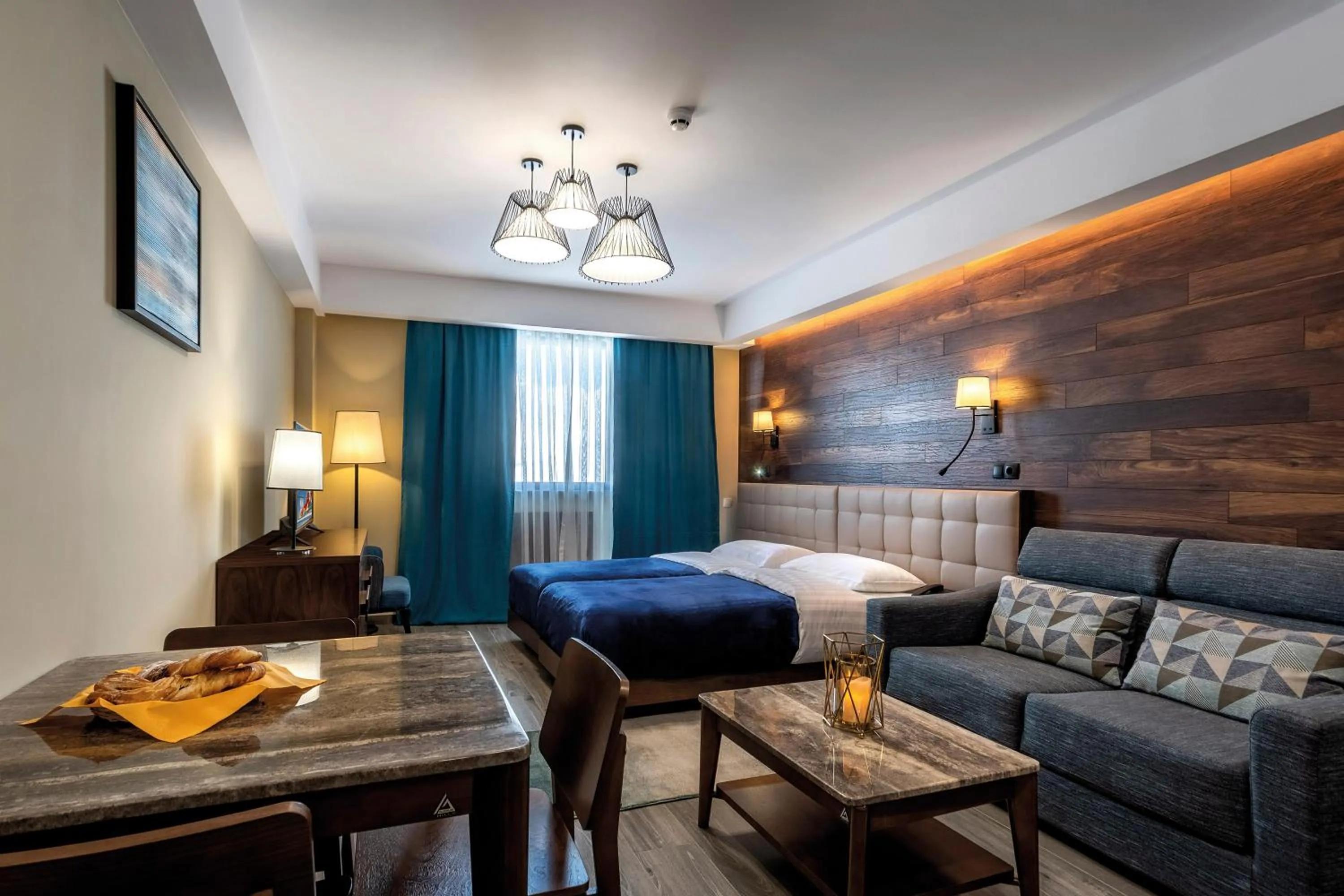 Photo of the whole room, Bed in Residence Gudauri Hills