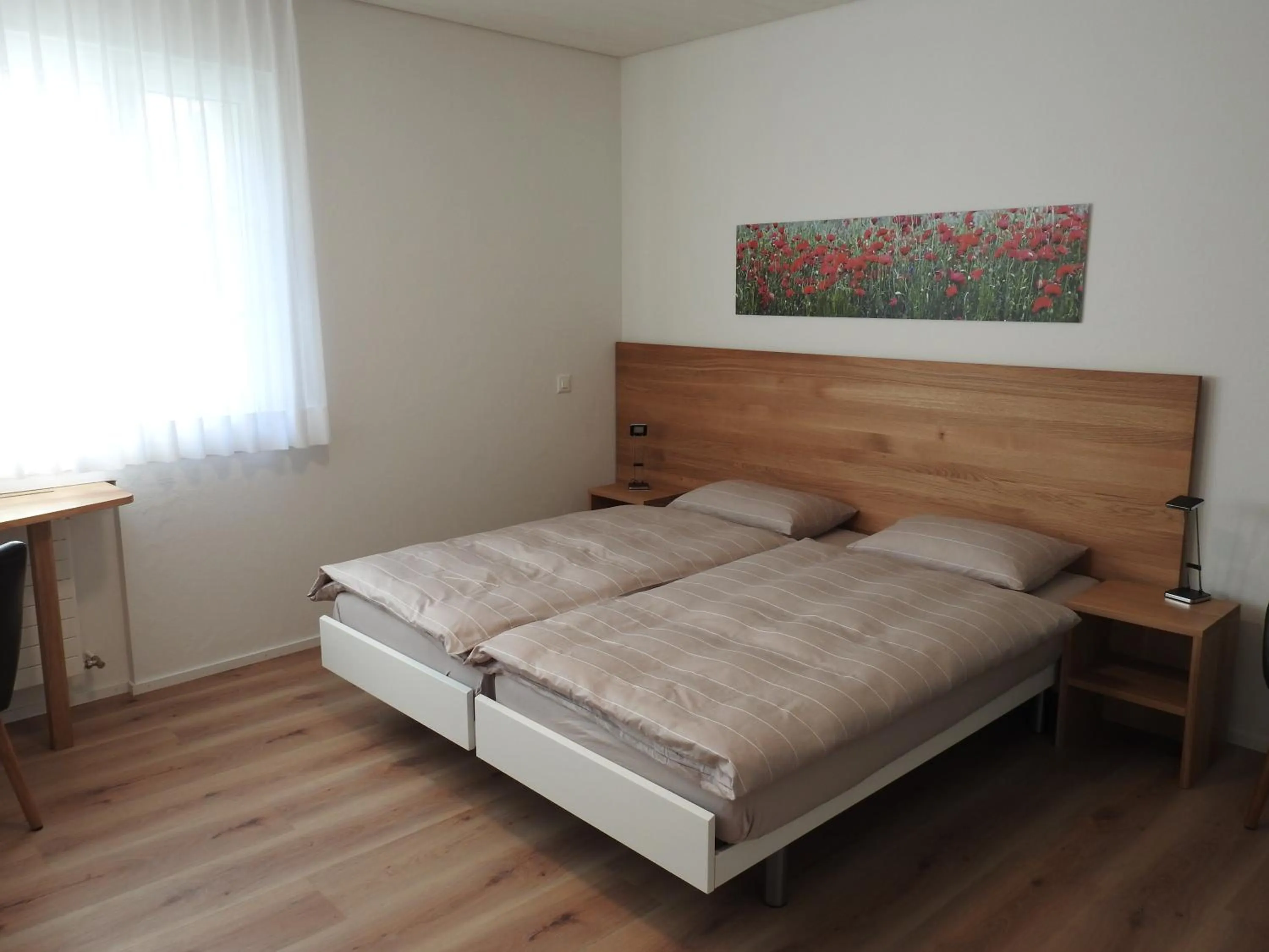 Bed in Landhotel Hirschen