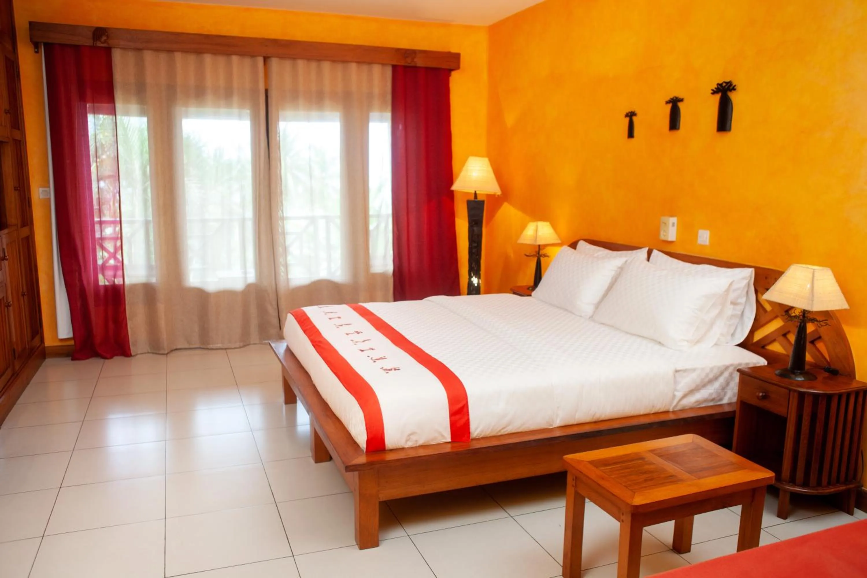 Bed in Vanila Hotel & Spa