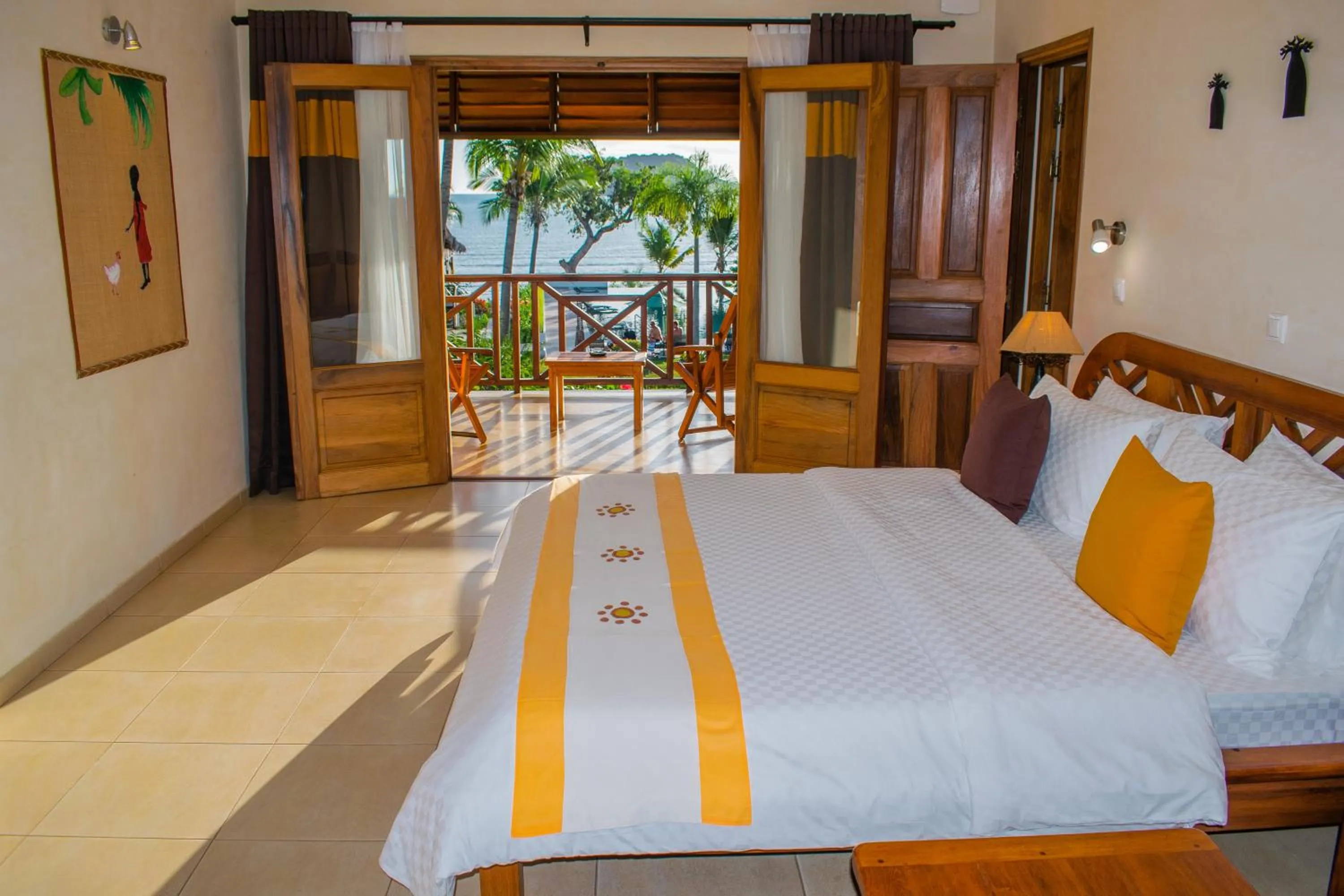 Bed in Vanila Hotel & Spa