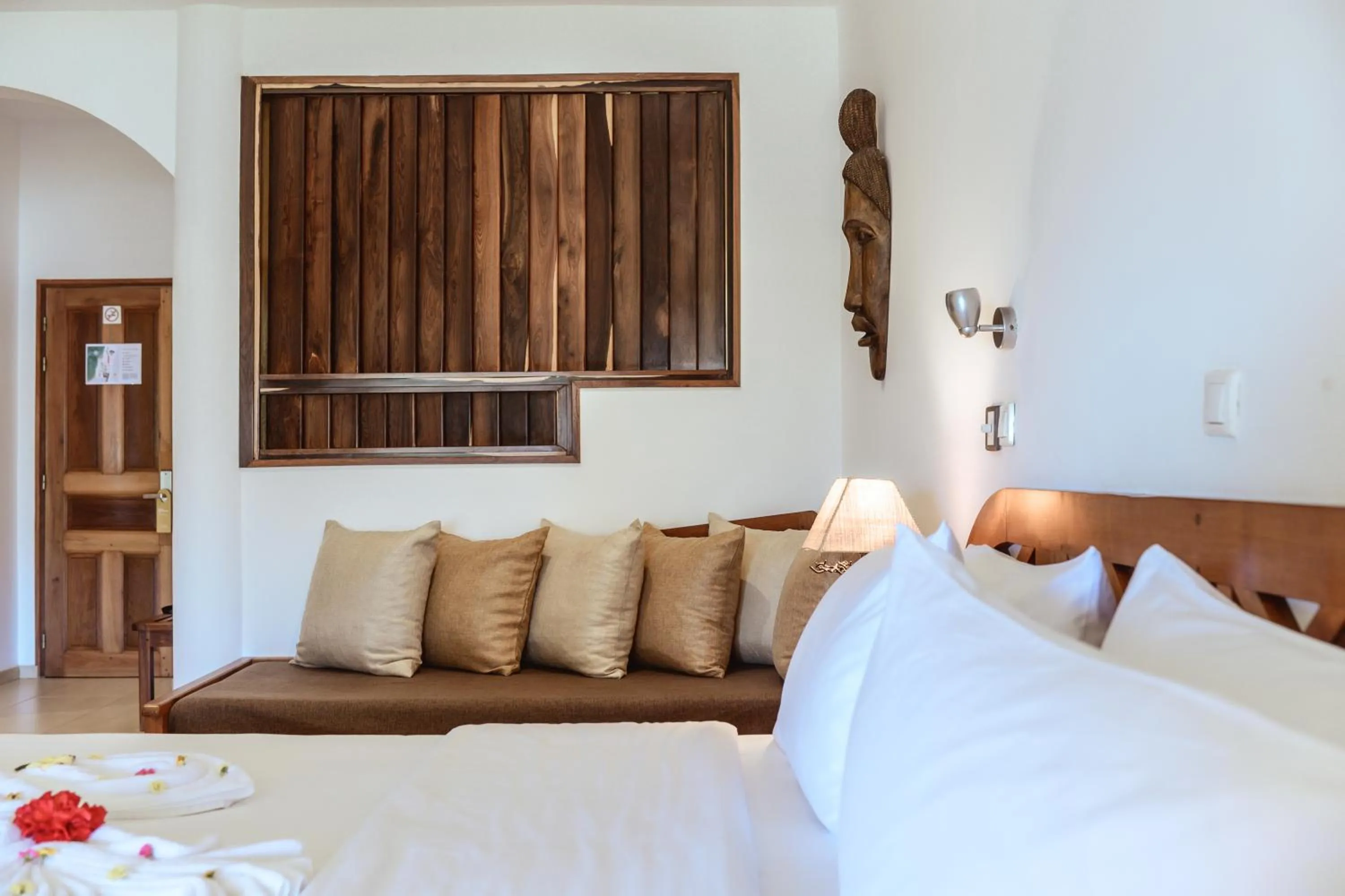 Bed in Vanila Hotel & Spa