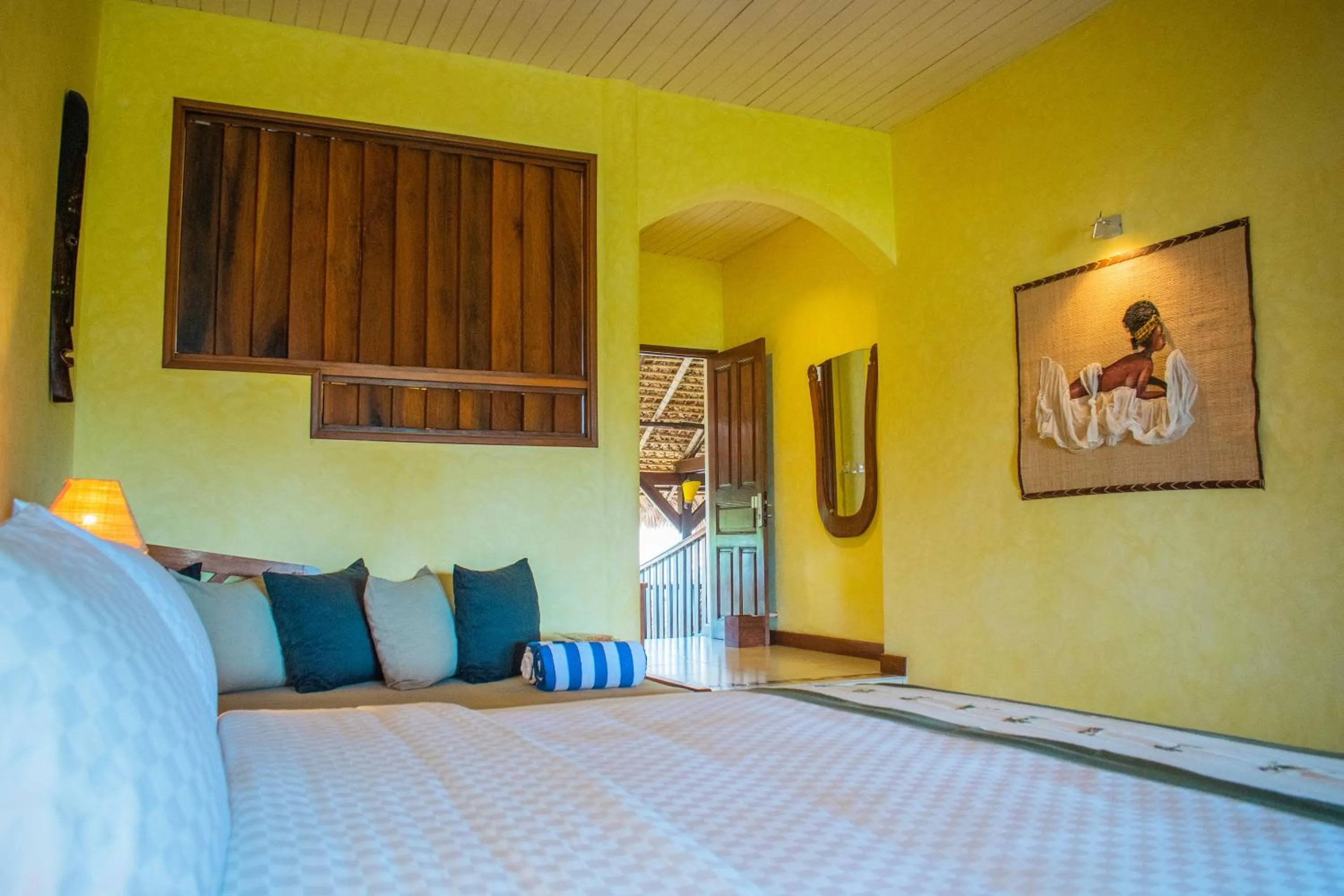 Bed in Vanila Hotel & Spa