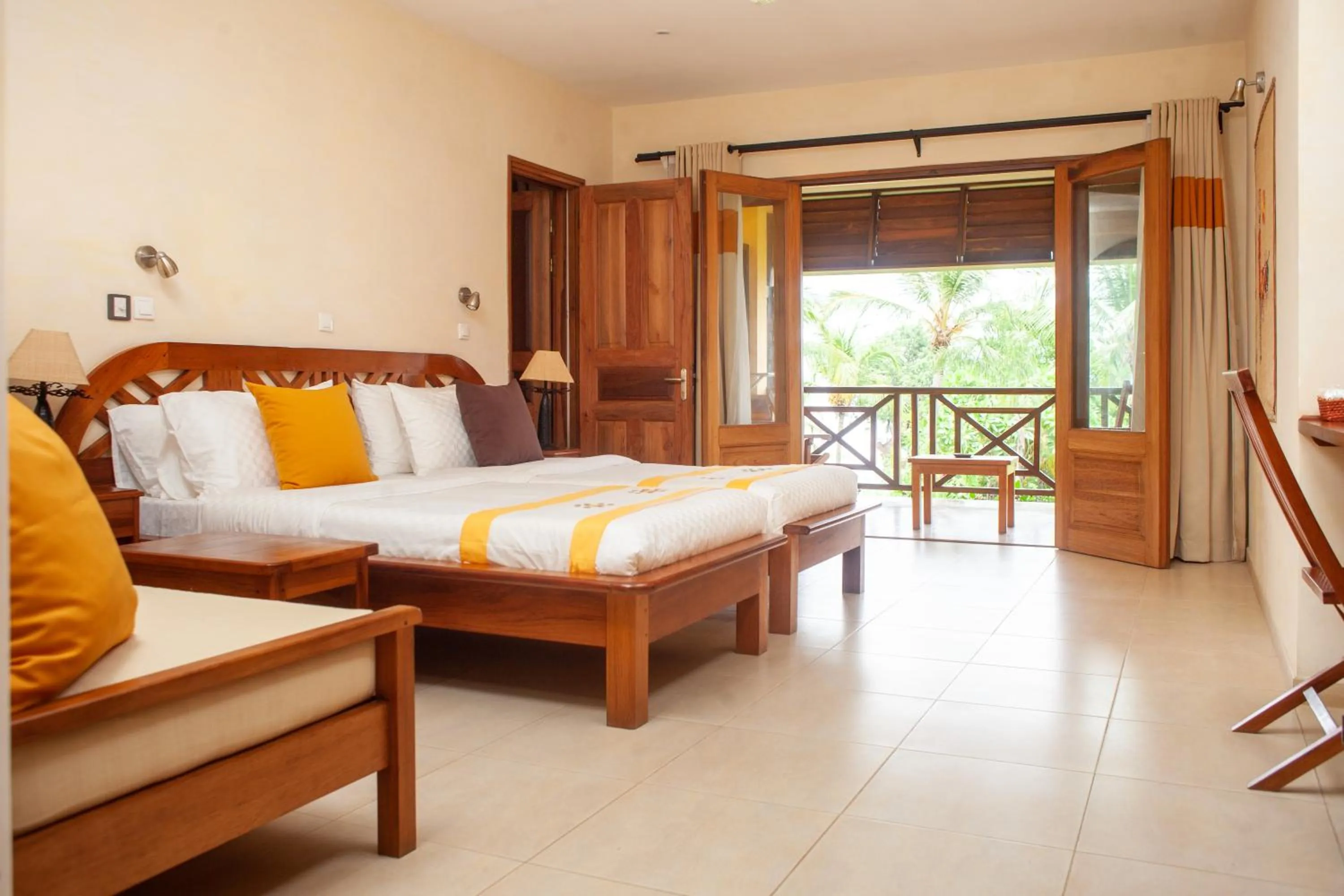 Bed in Vanila Hotel & Spa