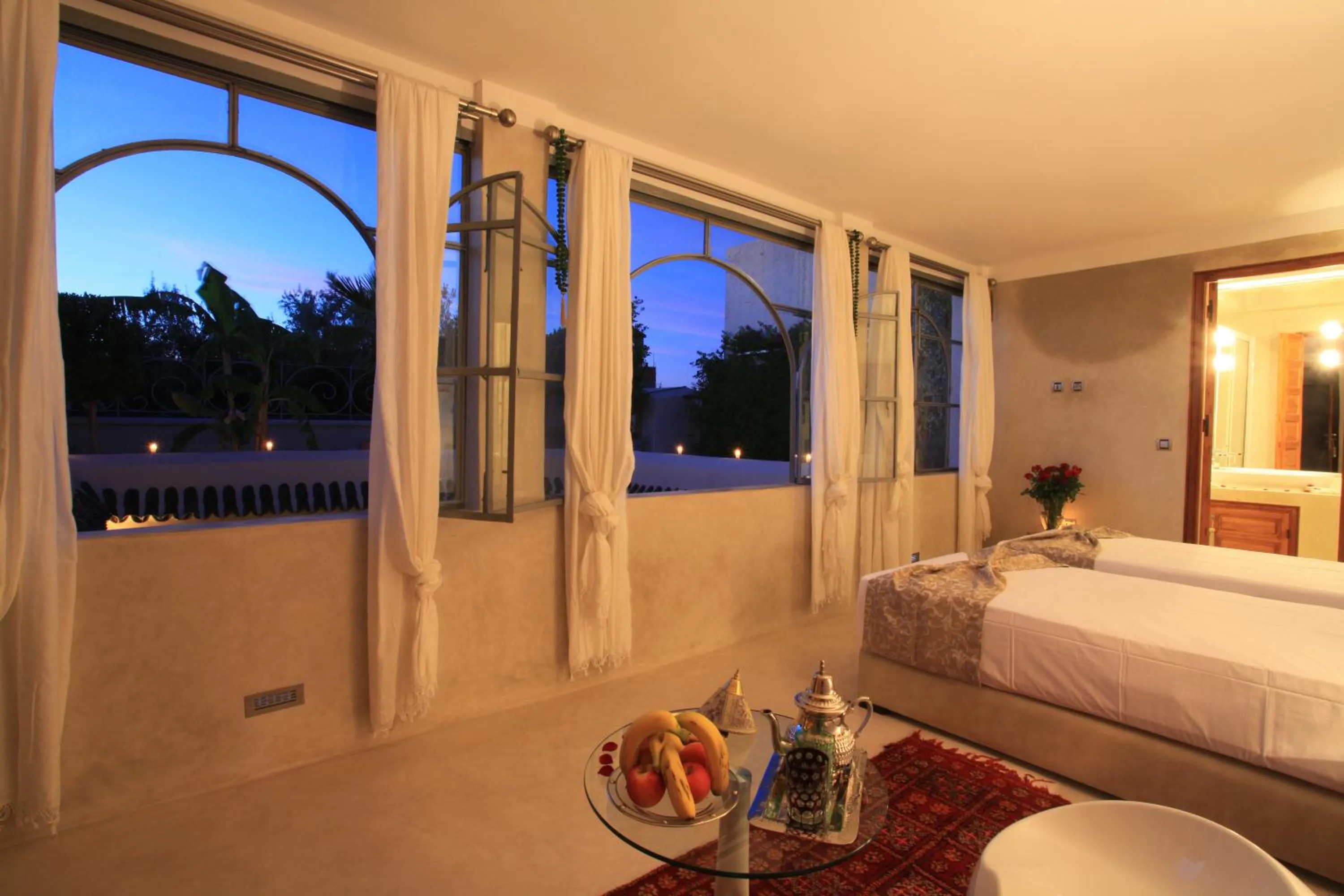 Decorative detail, Bed in Riad Infinity Sea