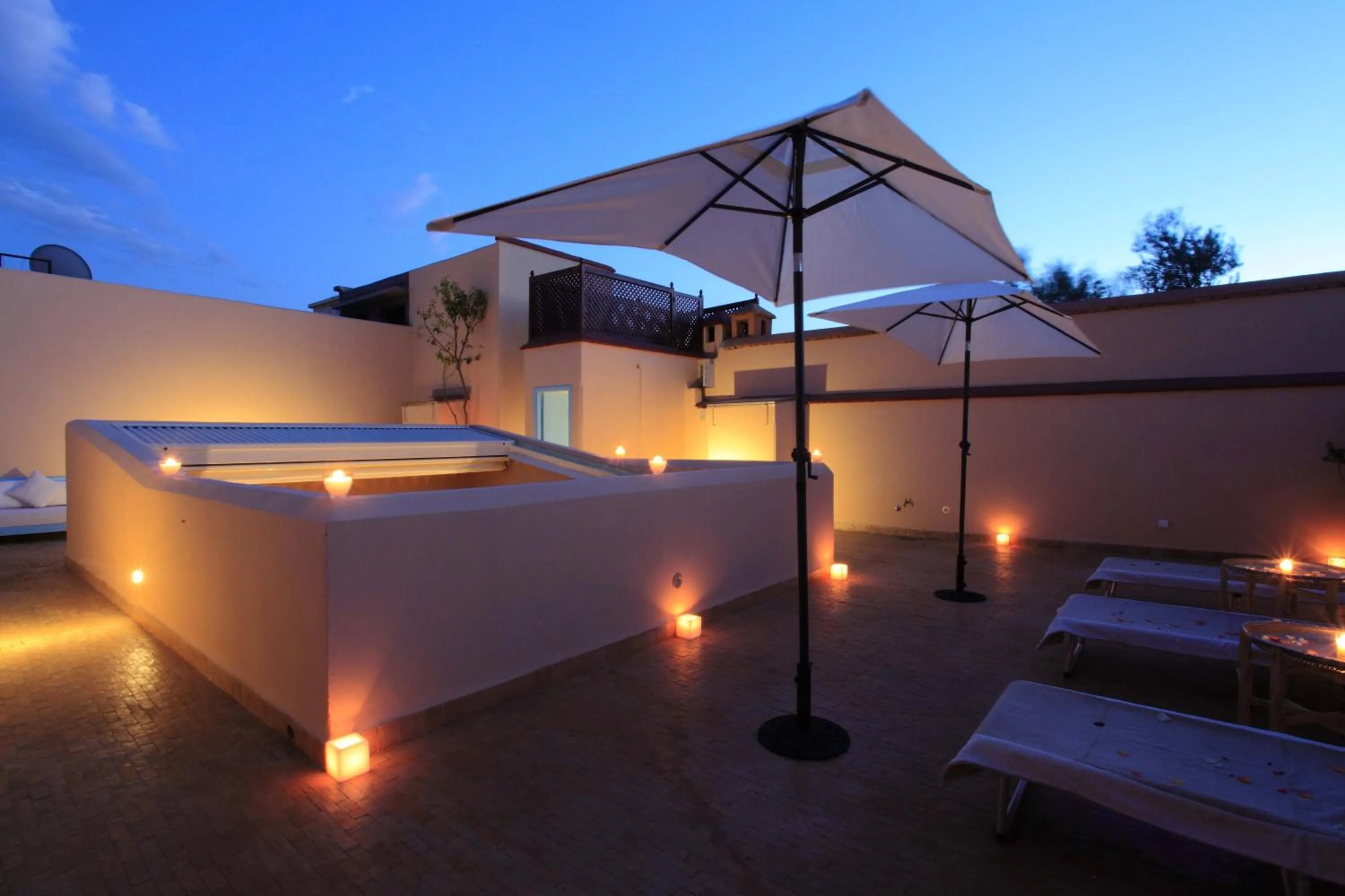 Solarium in Riad Infinity Sea