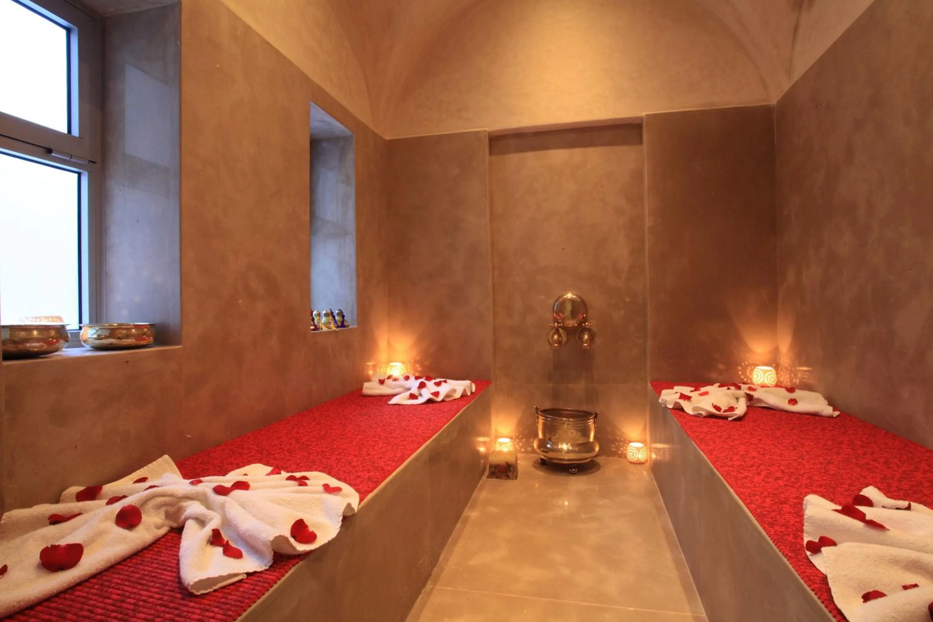 Steam room, Bed in Riad Infinity Sea