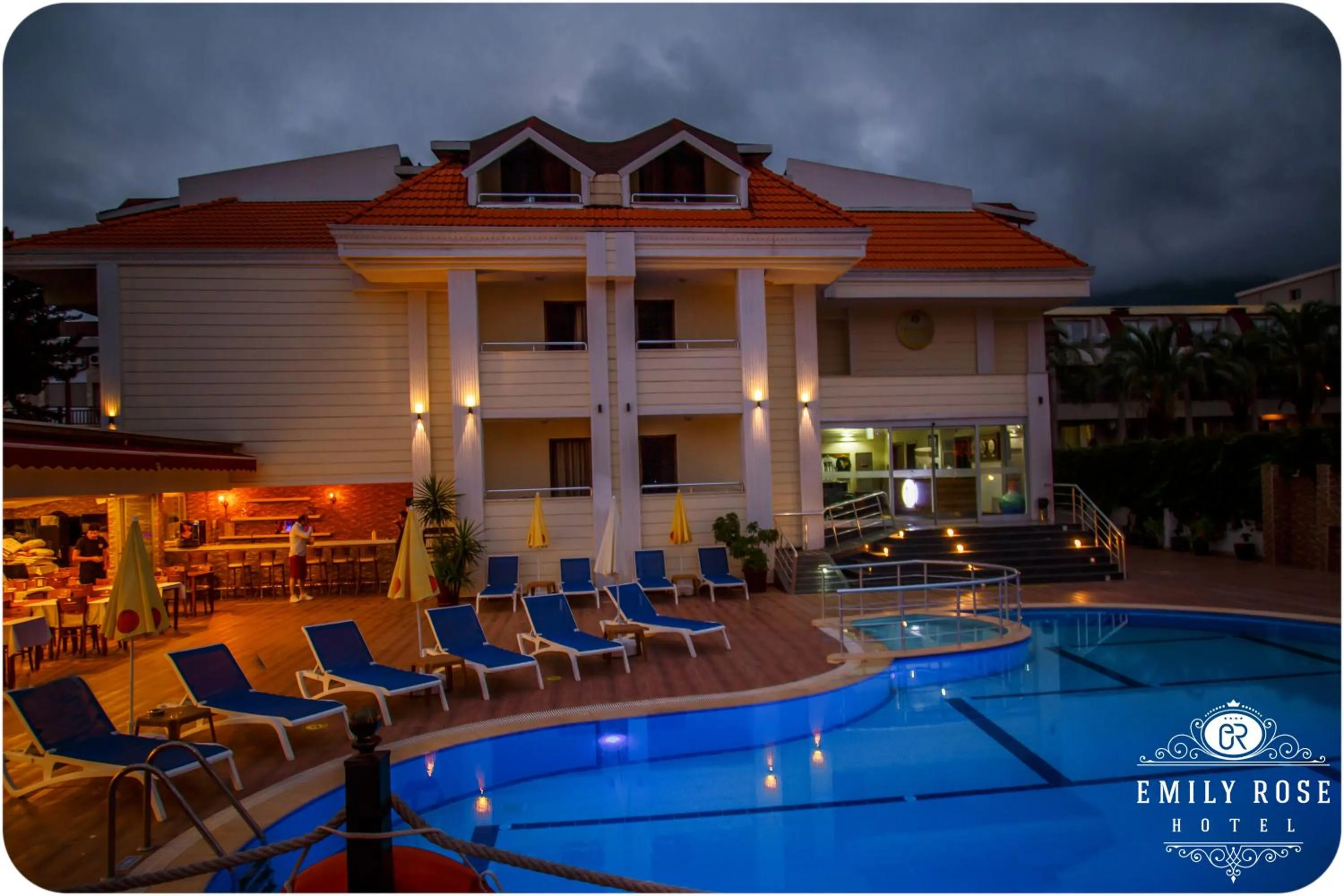 Pool view in Emily Rose Hotel