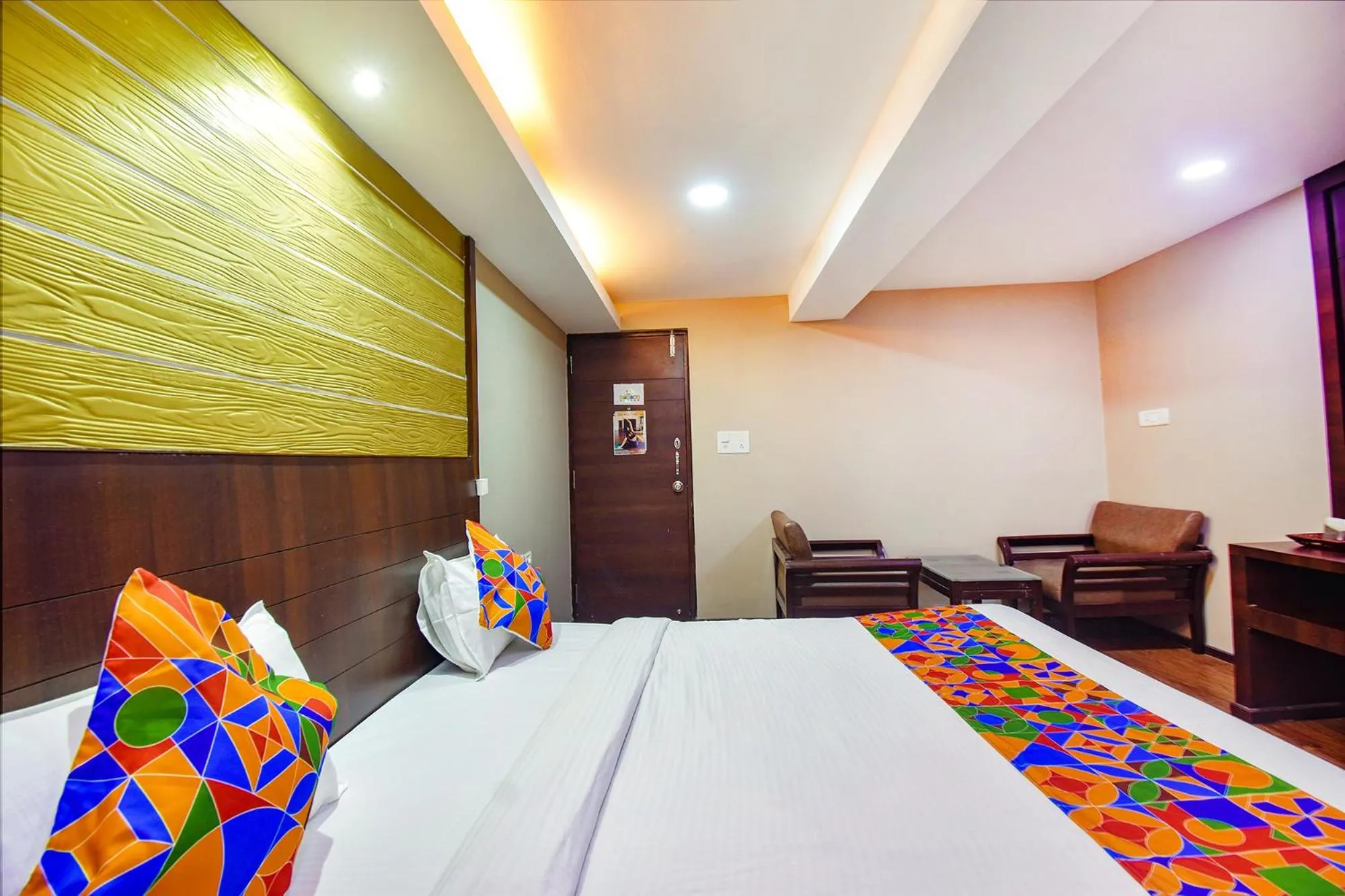Bed in FabExpress Ocean Residency, Colva