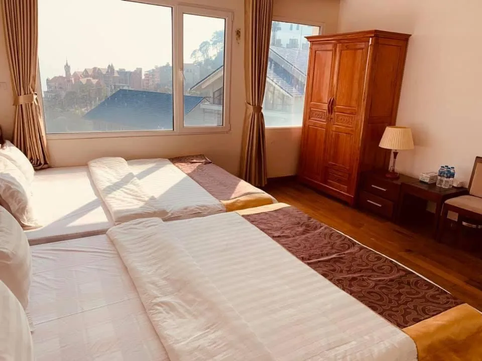 Bed in Hà Thành Tam Đảo HOTEL