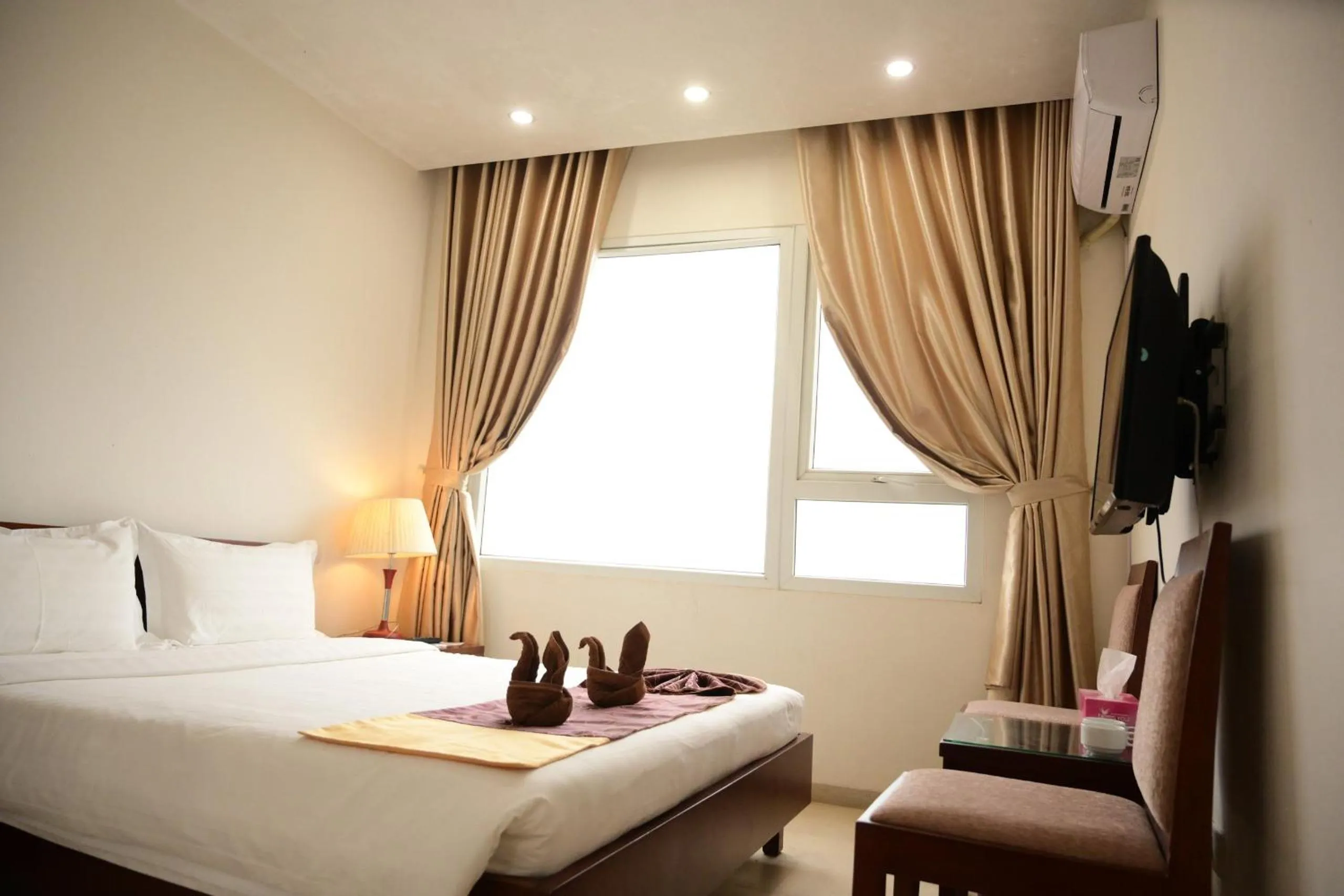 Bed in Hà Thành Tam Đảo HOTEL