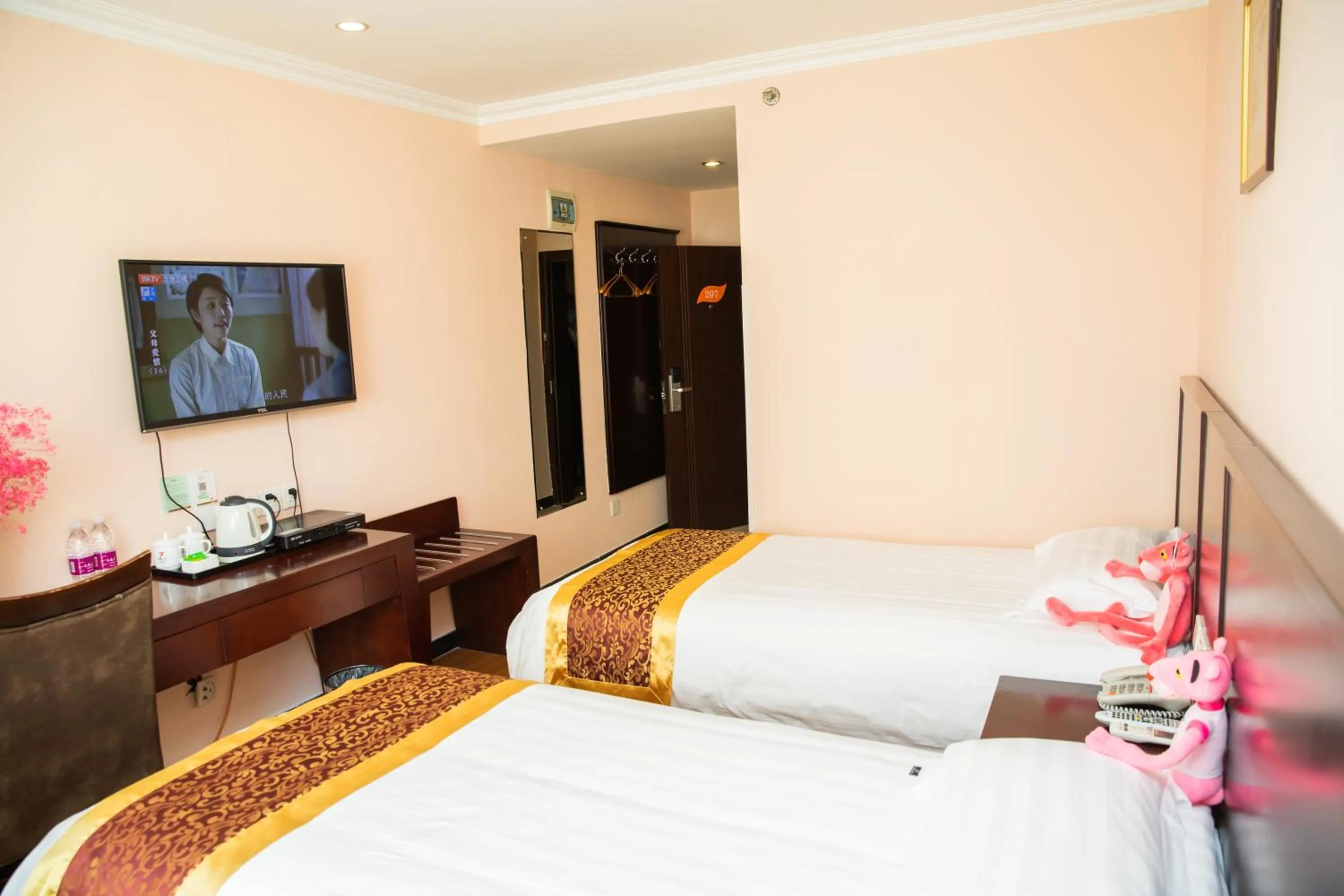 Bed in Jintai Home (Beijing North Railway Station Jiaotong University Branch)