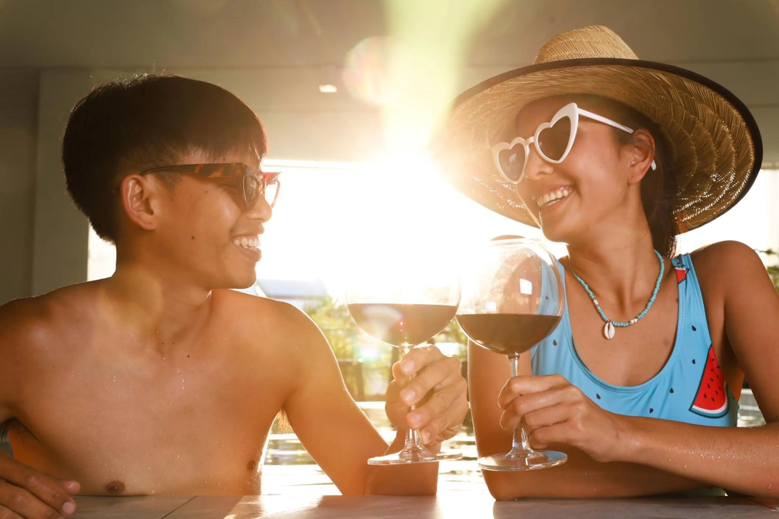 Swimming pool in The Rise Suites Hotel, Chiang Mai - SHA Extra Plus