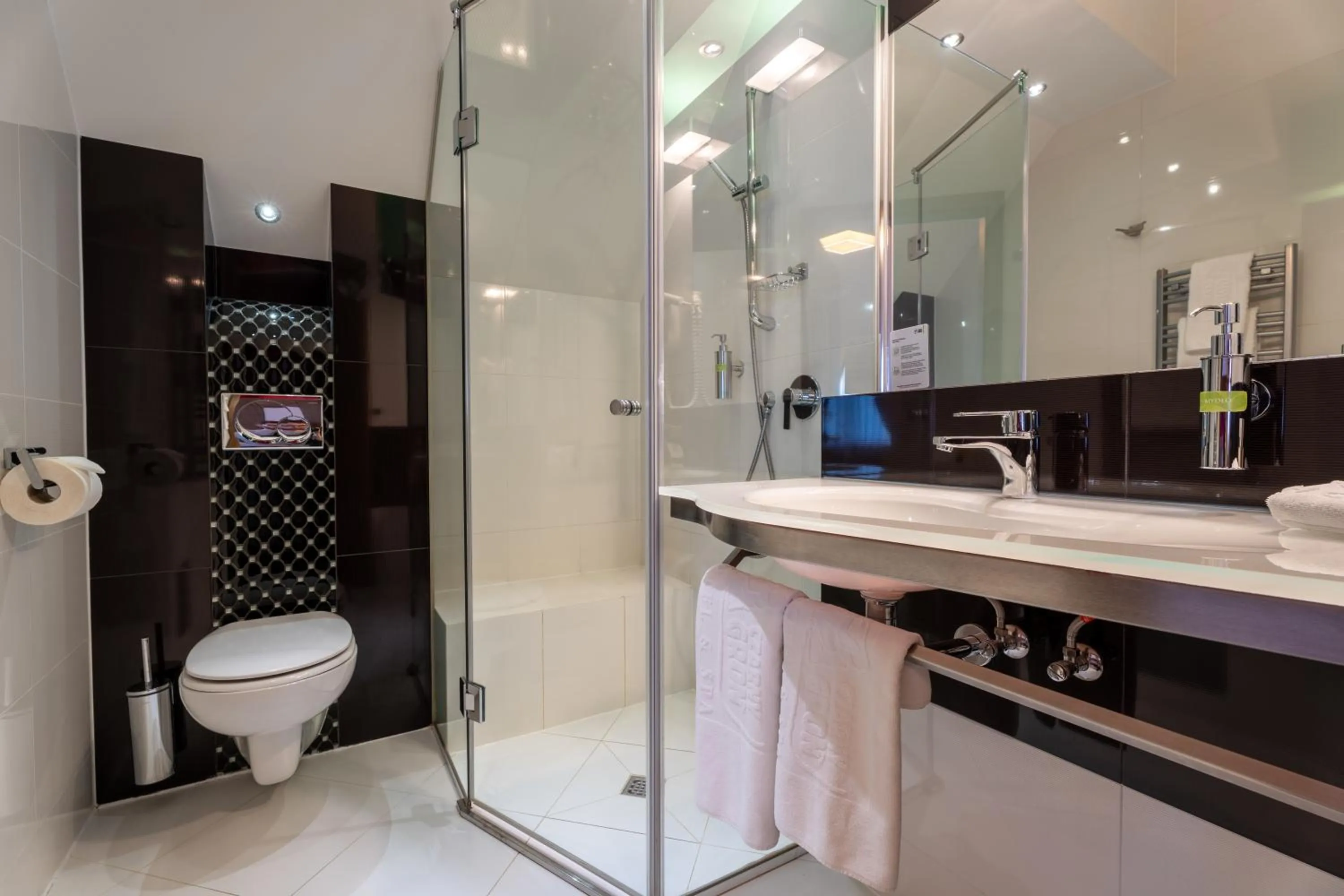 Shower in Hotel & SPA Czarny Groń