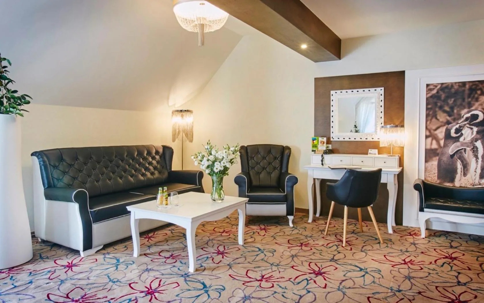 Seating area in Hotel & SPA Czarny Groń