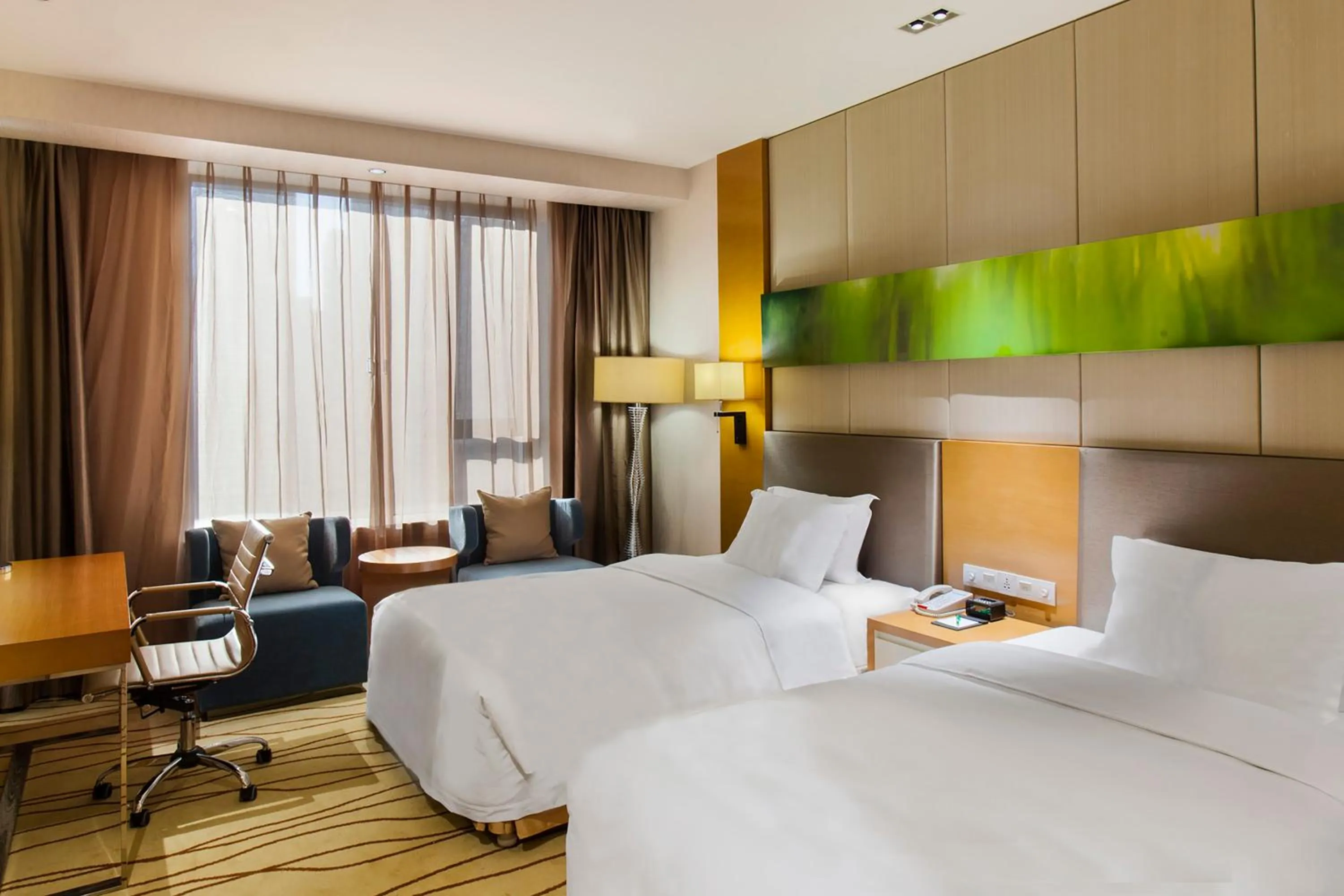 Bedroom, Bed in Holiday Inn Panjin Aqua City by IHG