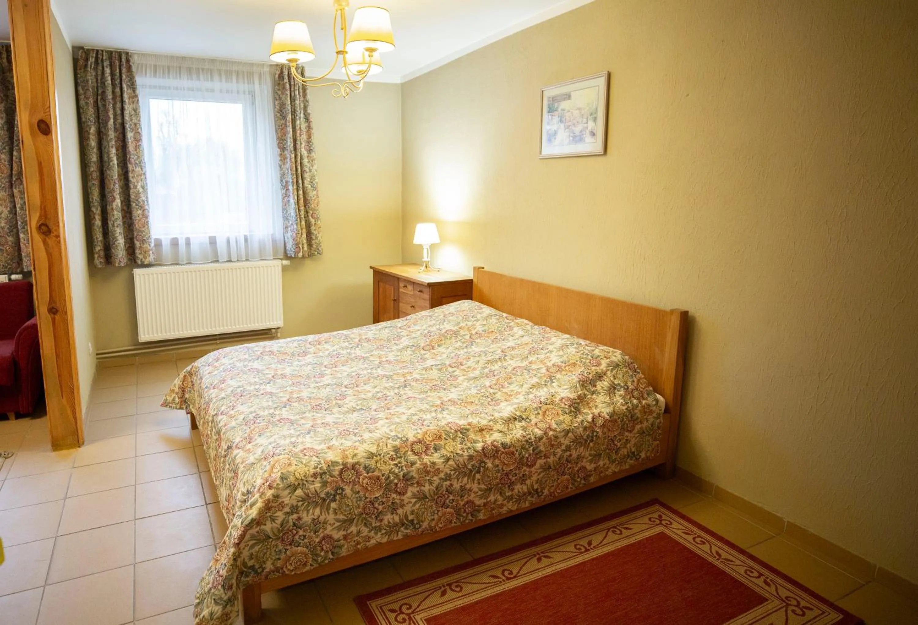 Bed in Taujėnų dvaro svečių namai