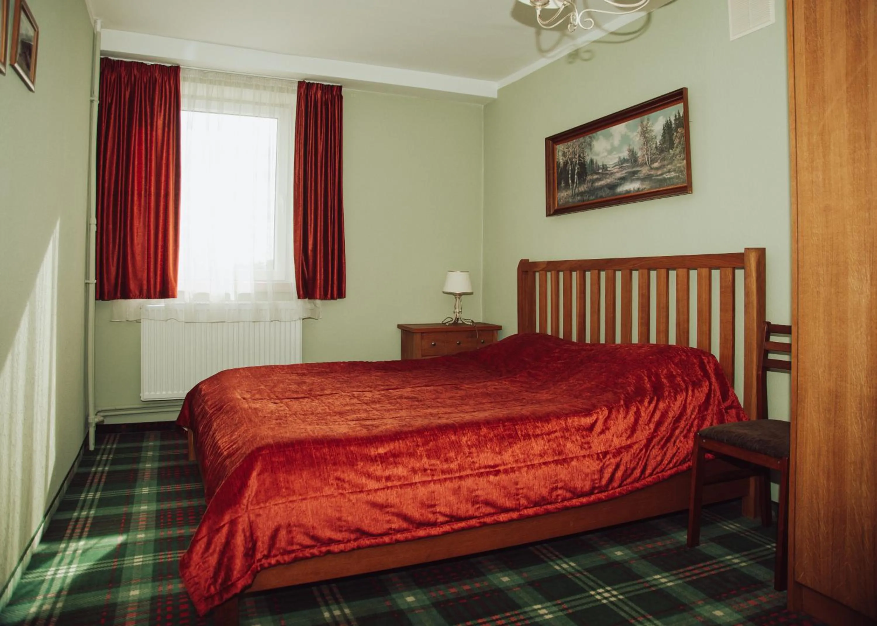 Bed in Taujėnų dvaro svečių namai