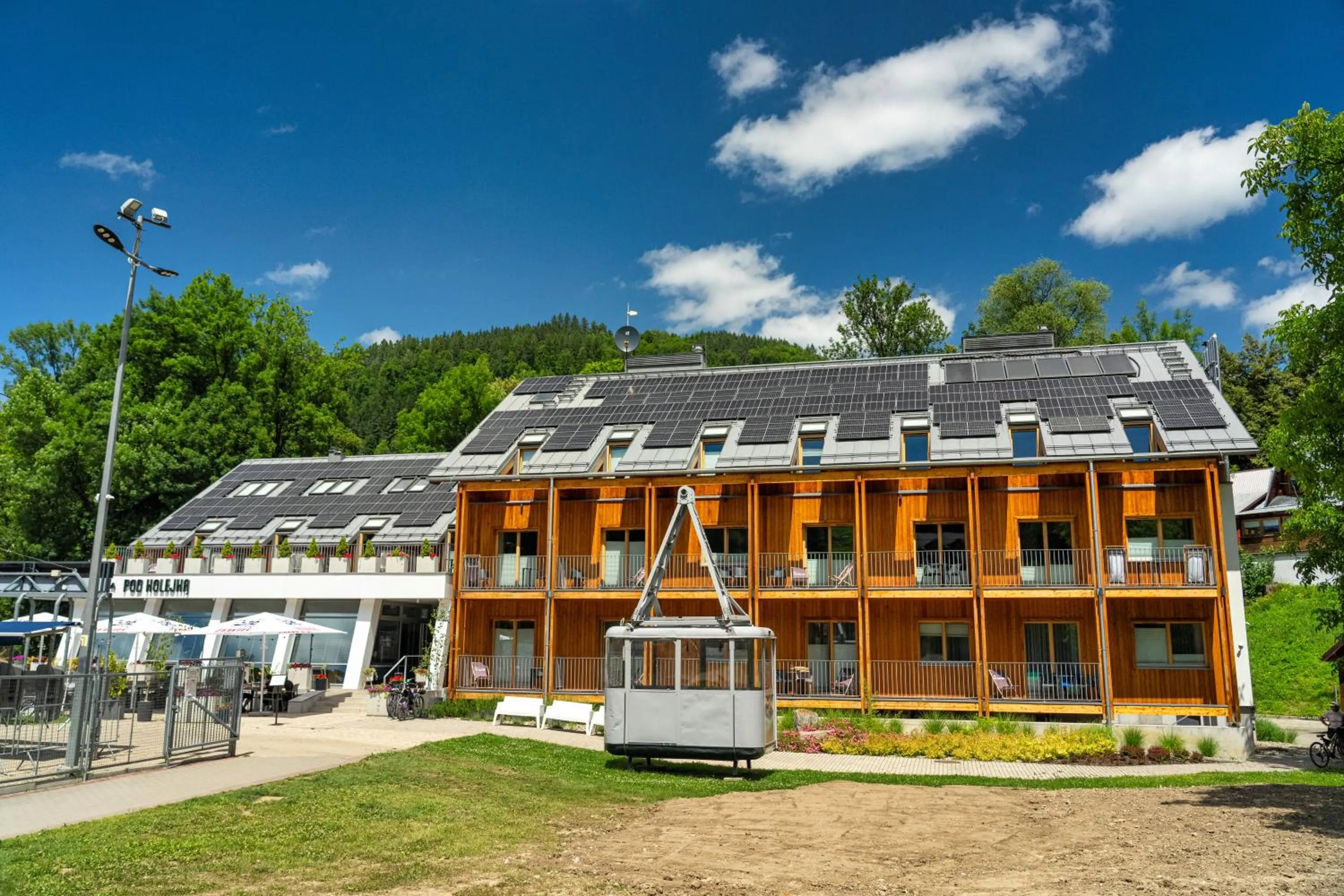 Property building in Willa Pod Kolejką