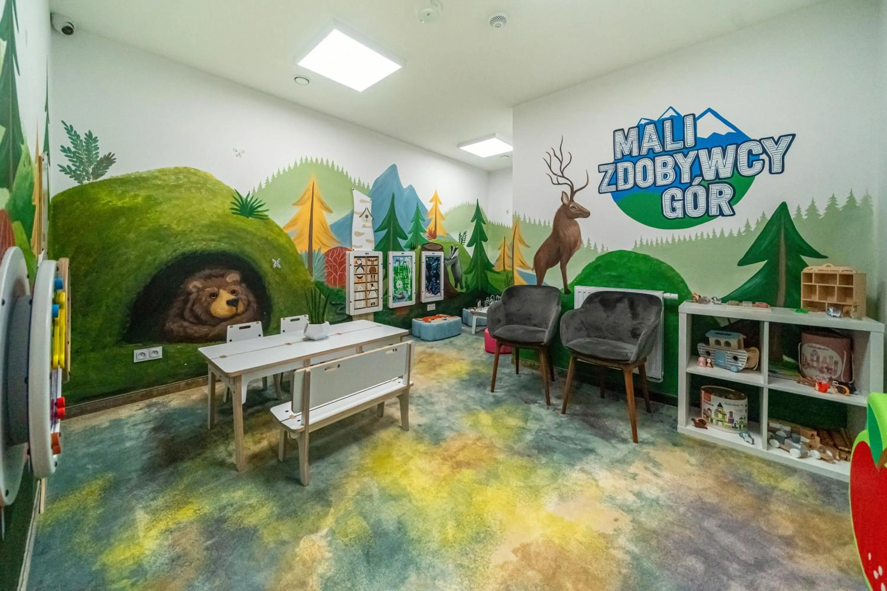 Children play ground in Willa Pod Kolejką