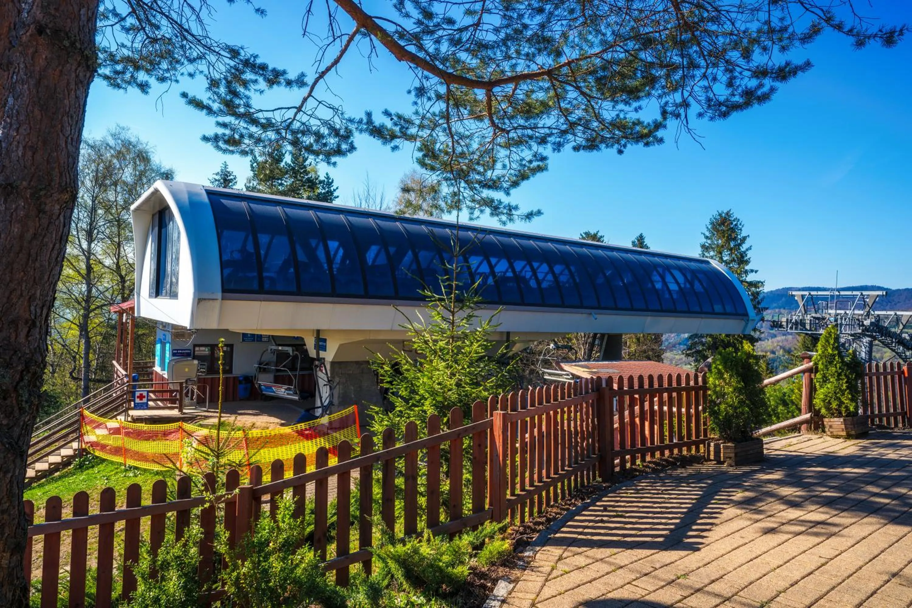 Landmark view in Willa Pod Kolejką