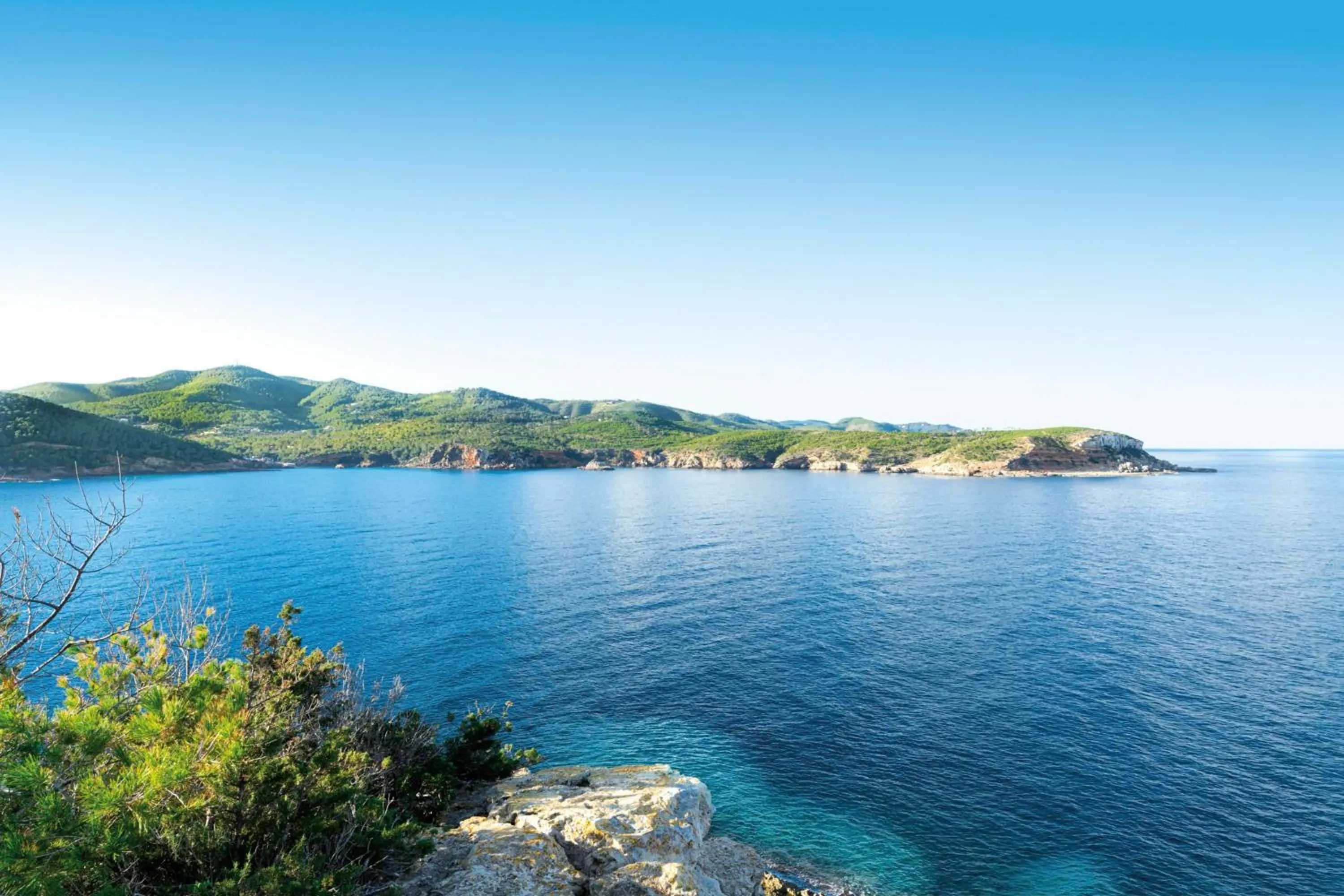 Natural landscape in Six Senses Ibiza