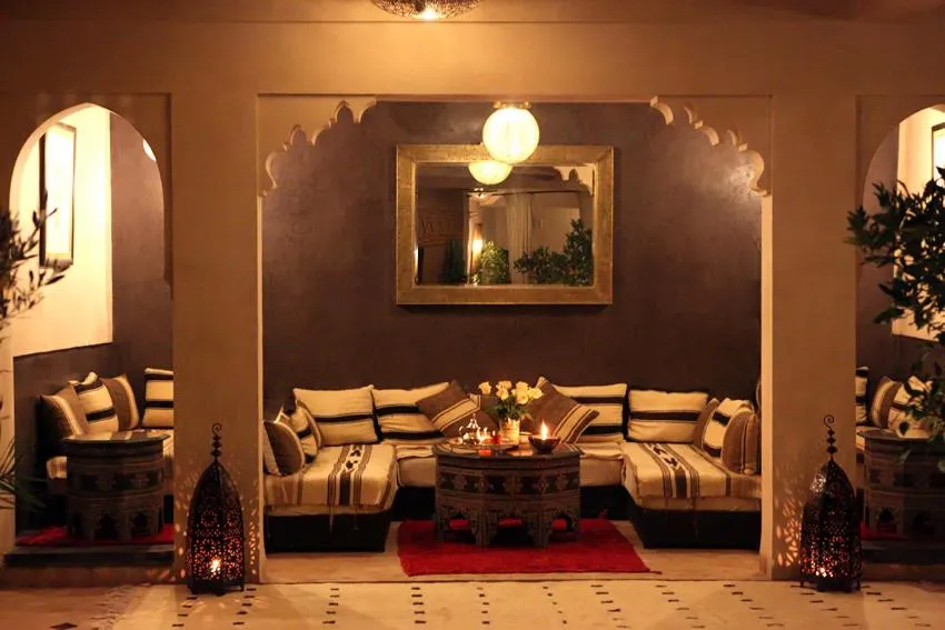 Lobby or reception in Les Sources berbères Riad & Spa