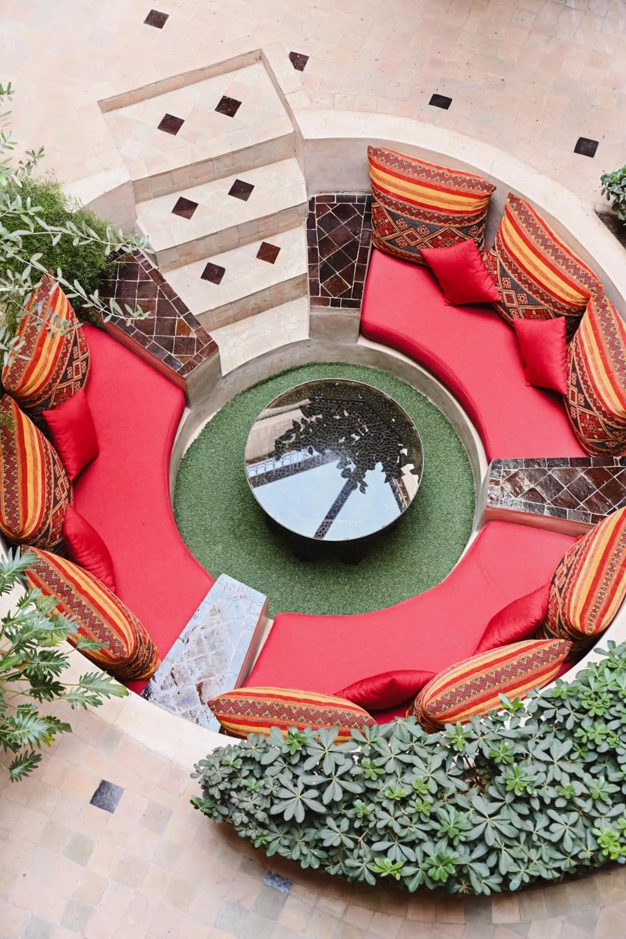 Seating area in Les Sources Berbères Riad & Spa