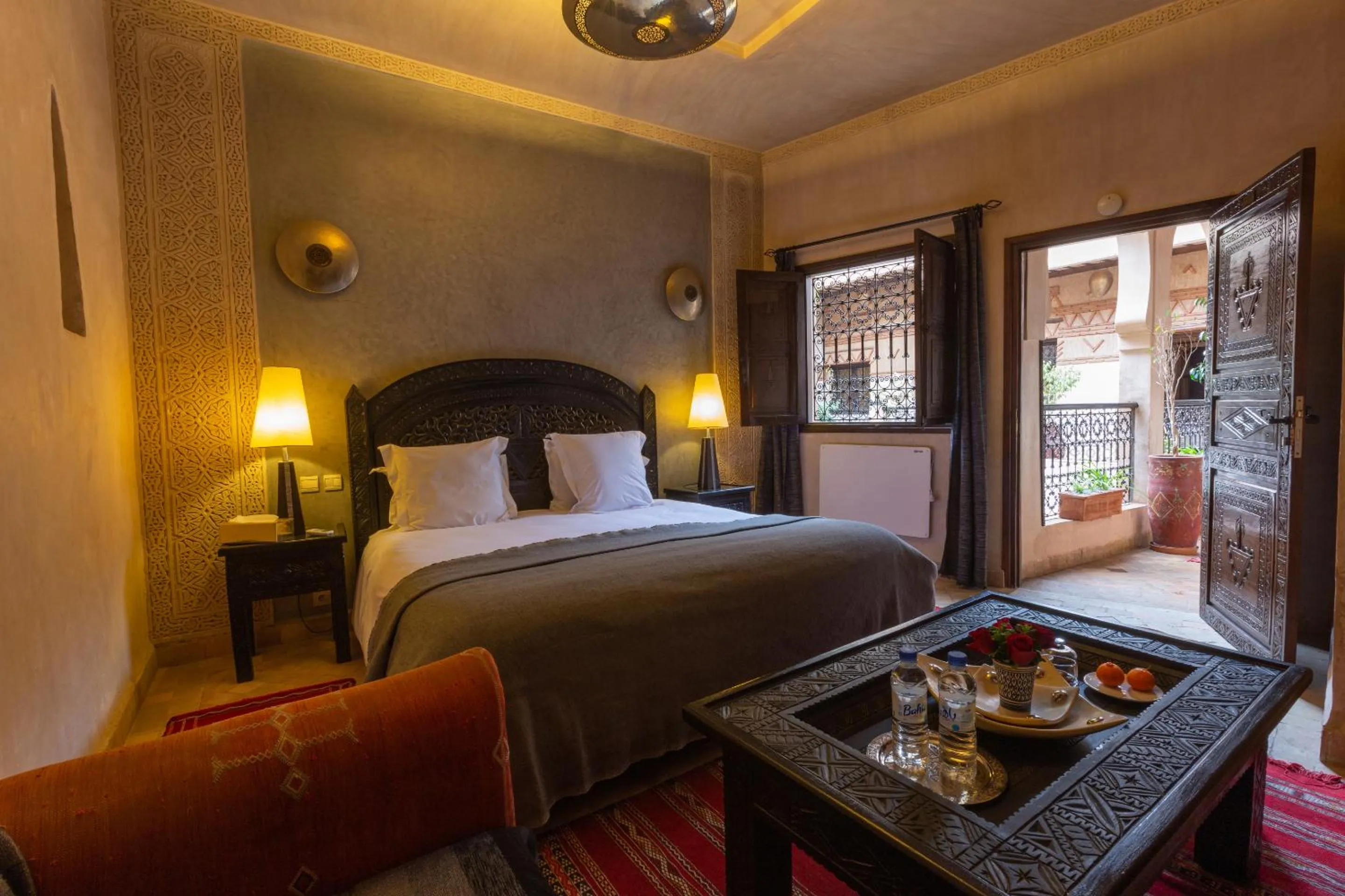 Bedroom, Bed in Les Sources Berbères Riad & Spa